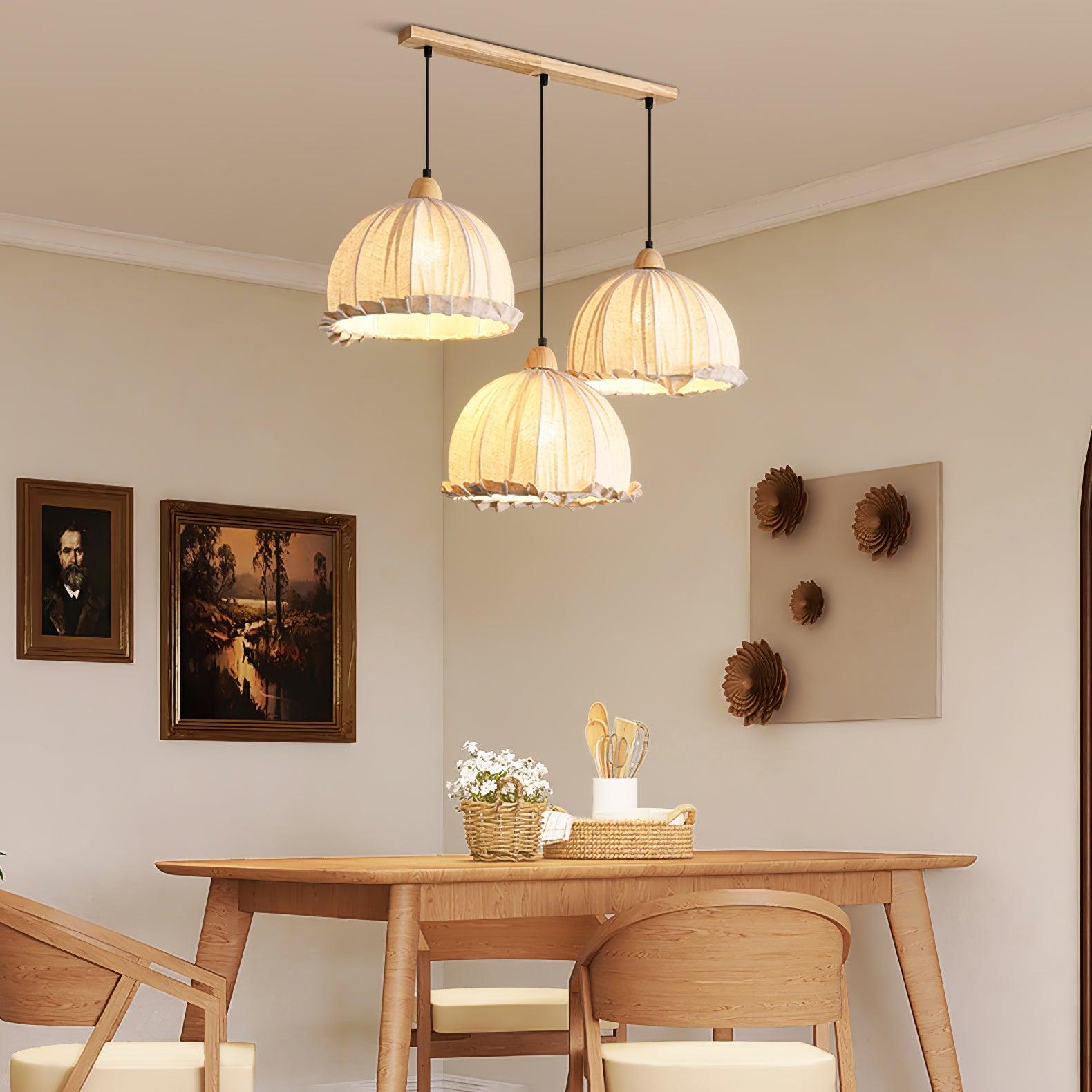 Shell Minimalistisch Holz Pendelleuchte-Letslighting