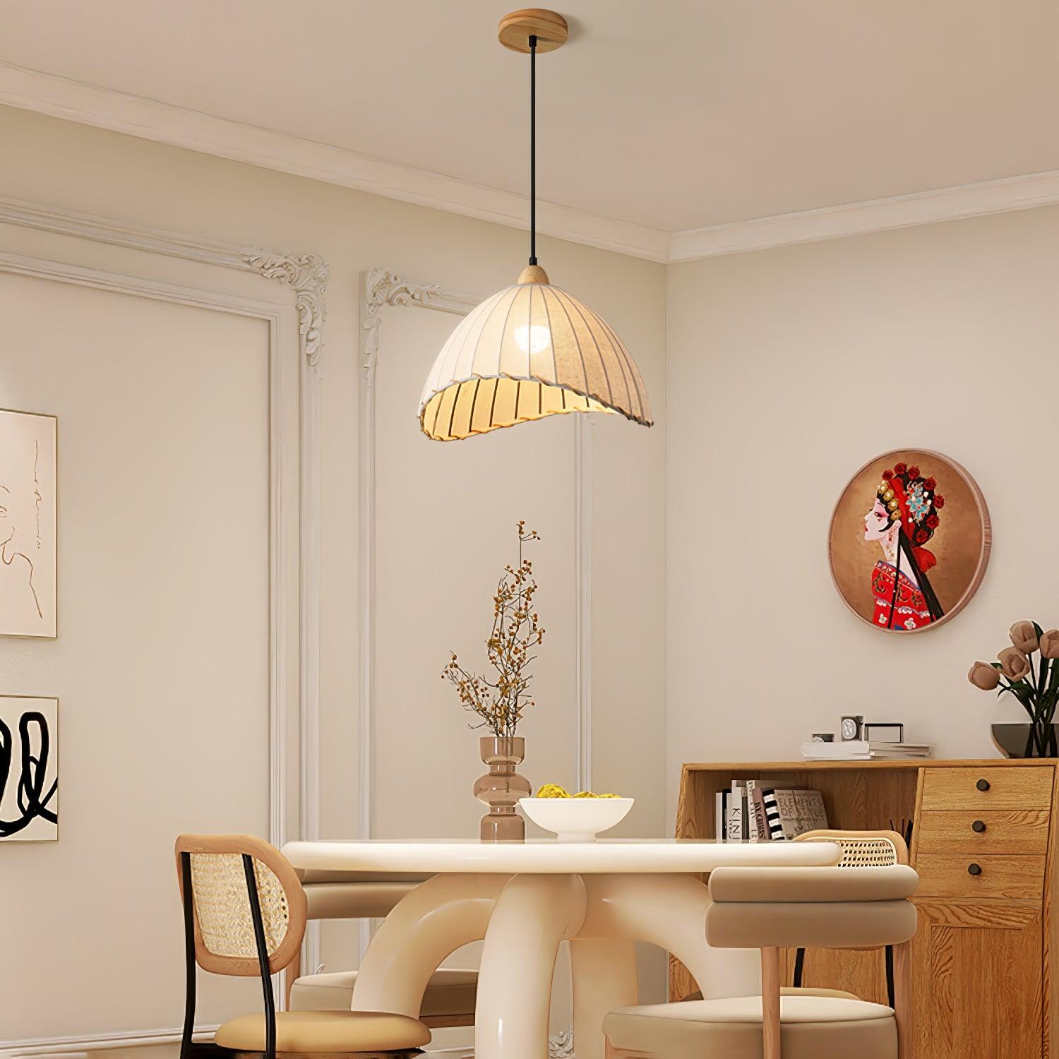 Shell Minimalistisch Holz Pendelleuchte-Letslighting