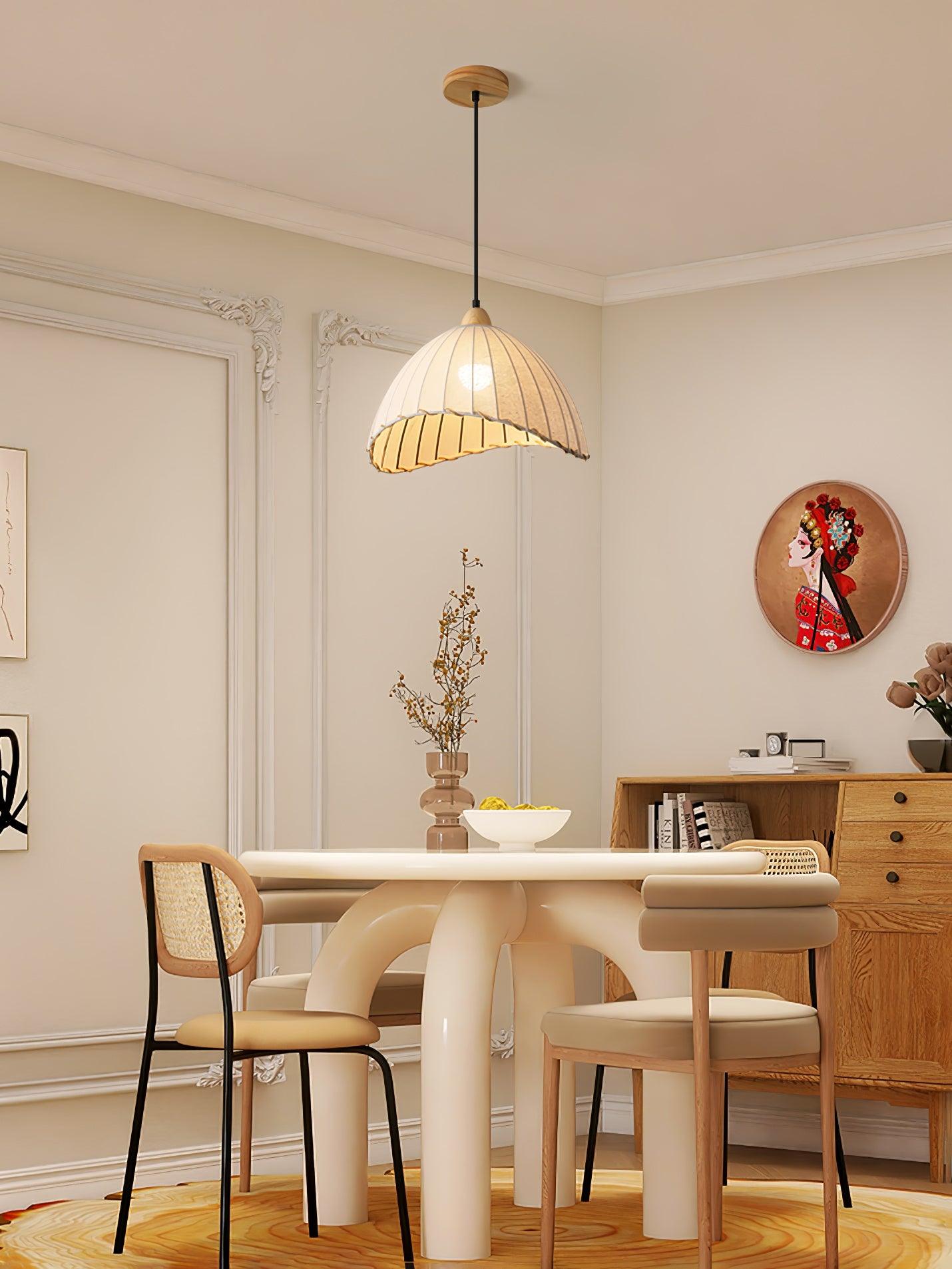 Shell Minimalistisch Holz Pendelleuchte-Letslighting