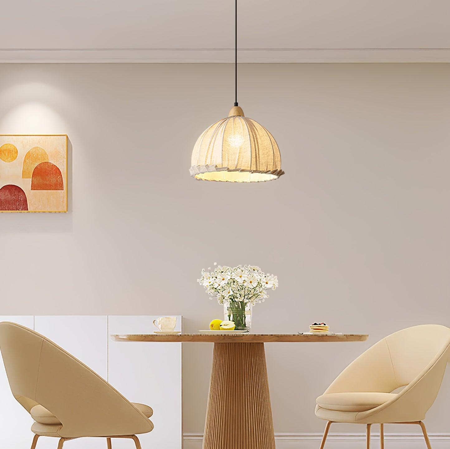 Shell Minimalistisch Holz Pendelleuchte-Letslighting