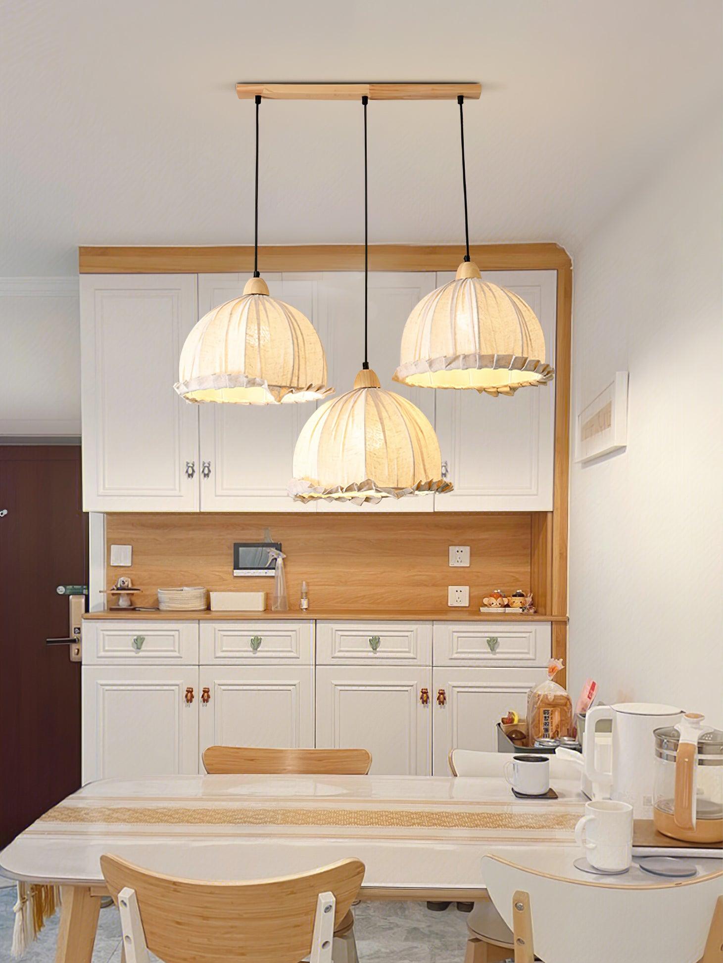 Shell Minimalistisch Holz Pendelleuchte-Letslighting