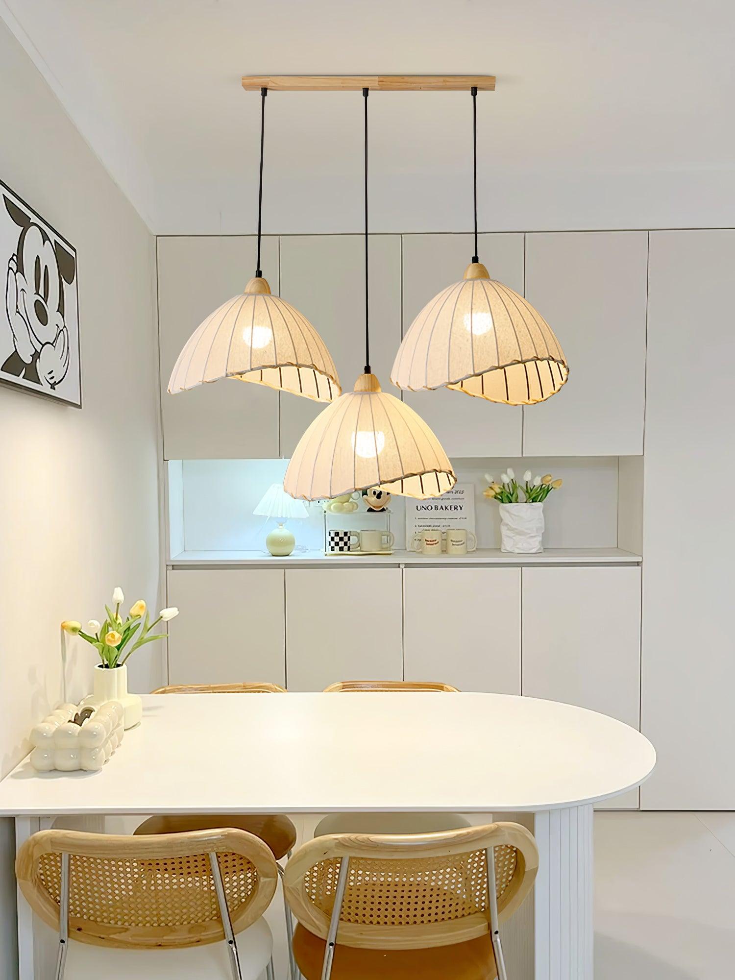 Shell Minimalistisch Holz Pendelleuchte-Letslighting