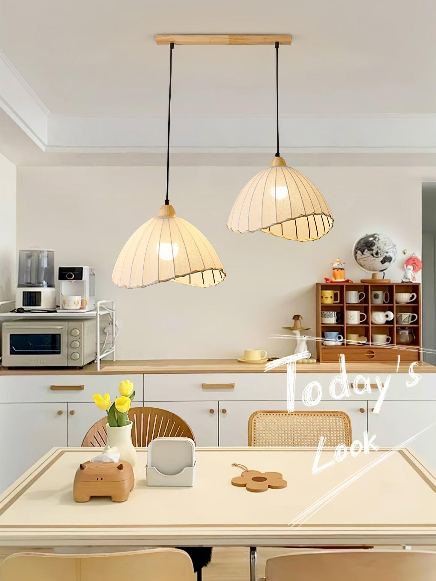 Shell Minimalistisch Holz Pendelleuchte-Letslighting
