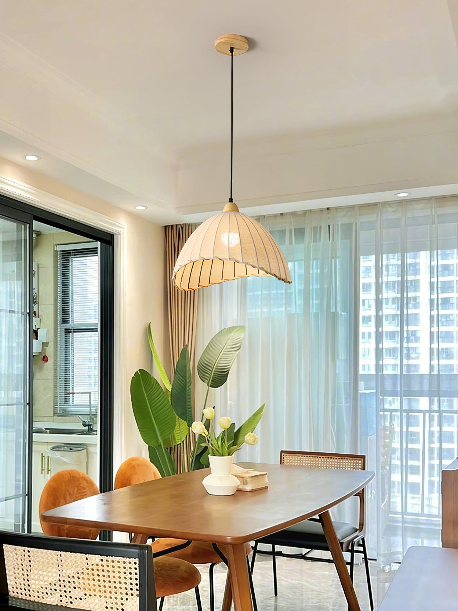 Shell Minimalistisch Holz Pendelleuchte-Letslighting