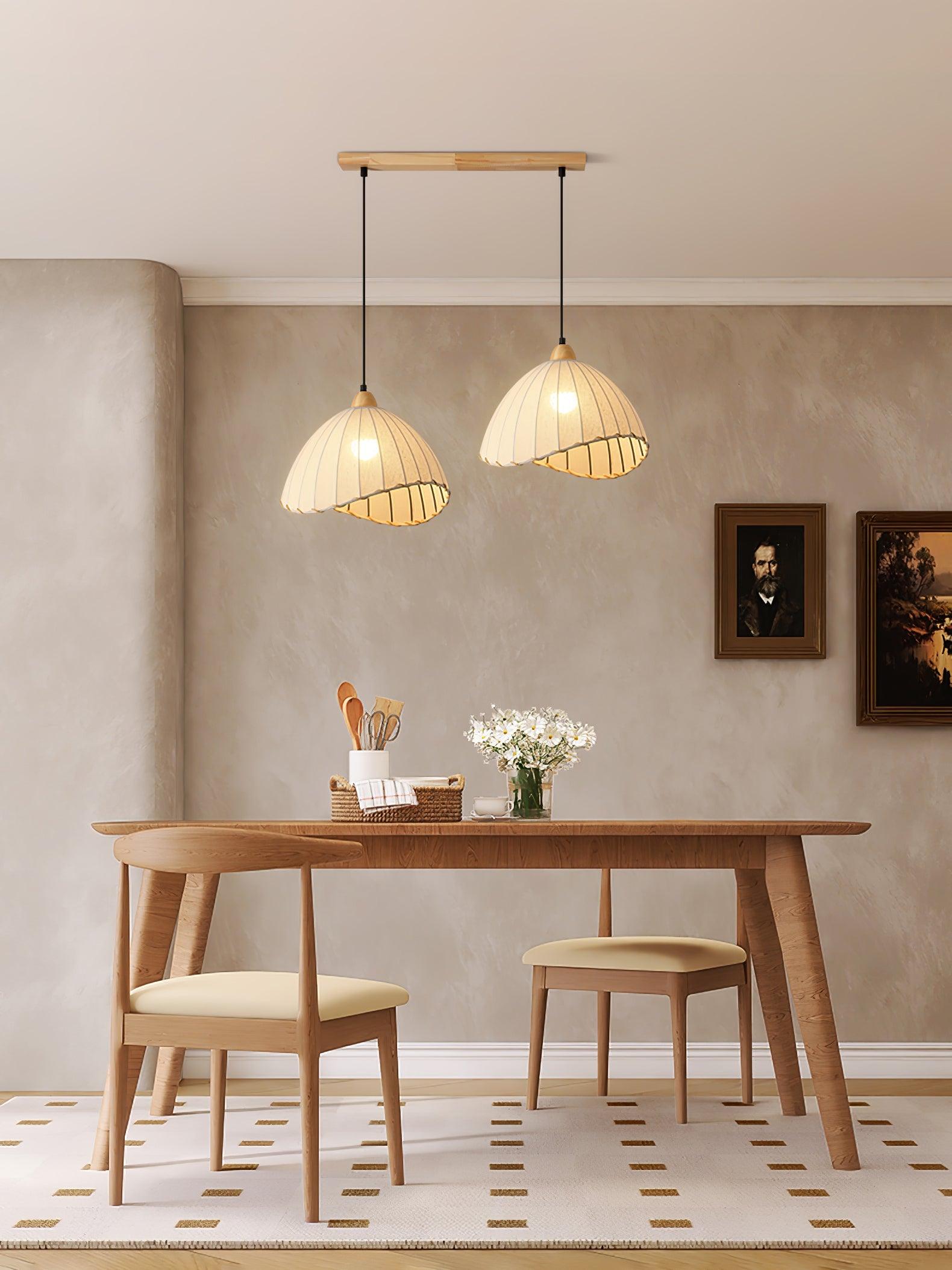 Shell Minimalistisch Holz Pendelleuchte-Letslighting