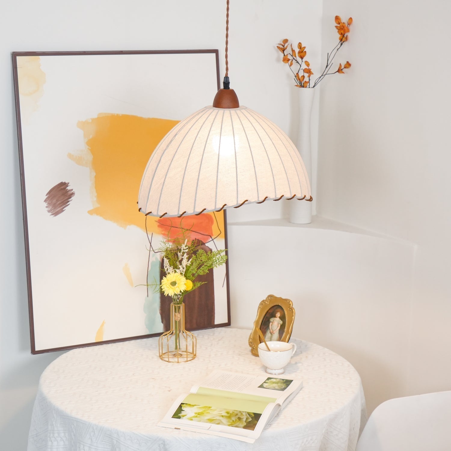 Shell Minimalistisch Holz Pendelleuchte-Letslighting