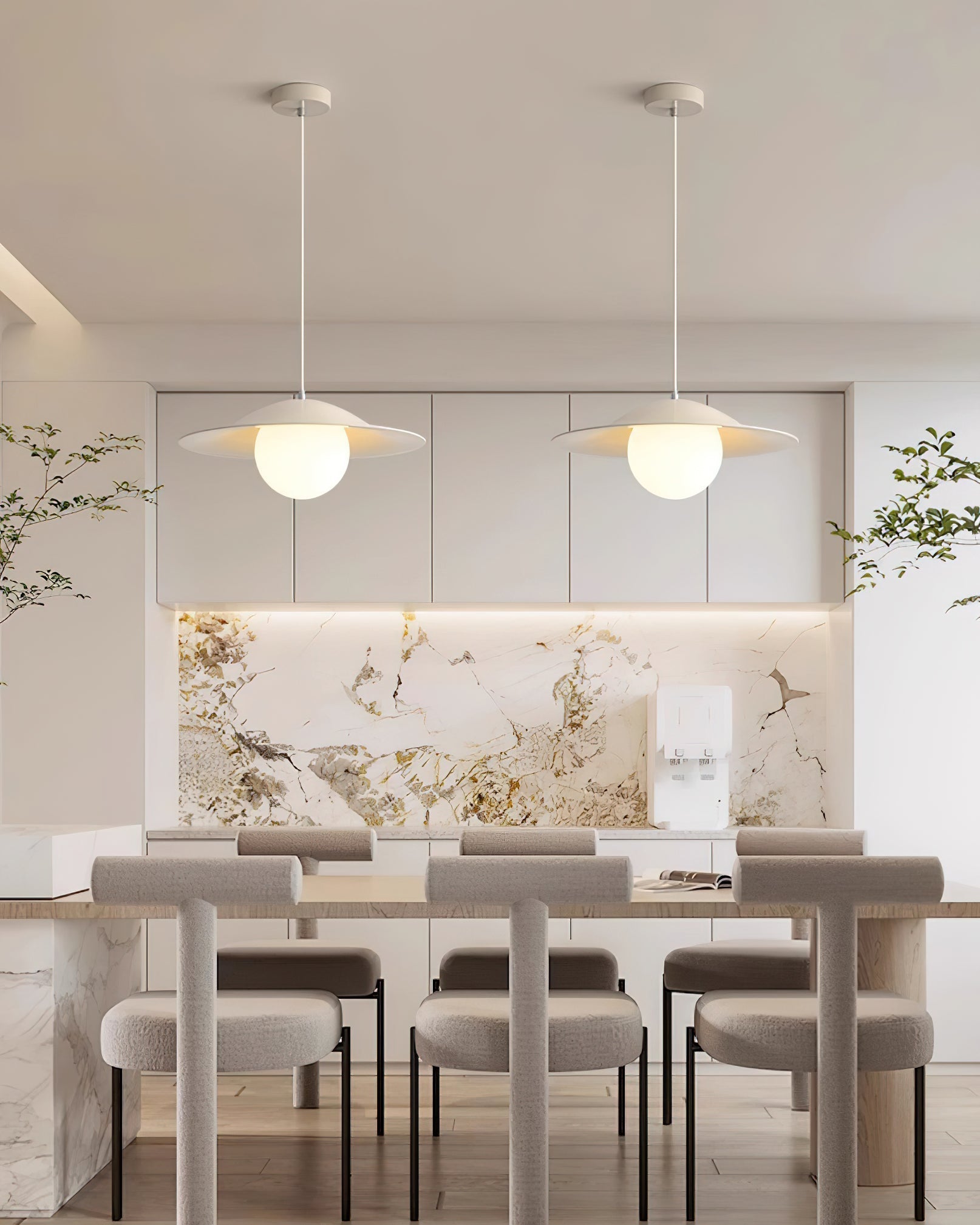 Opilo Pendelleuchte Modern Breiter Metallschirm-Letslighting