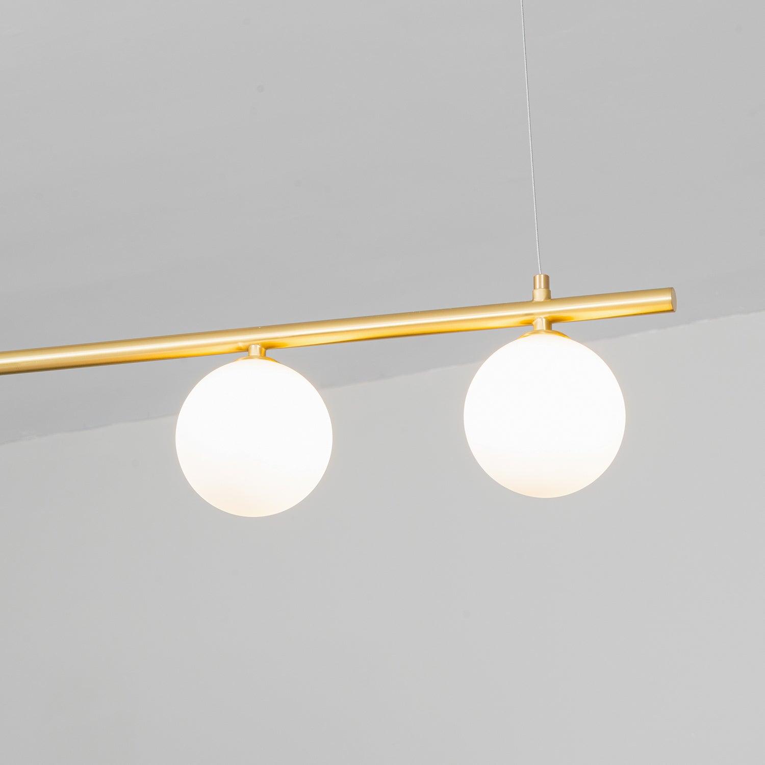 Solara Pendelleuchte Messing Linear Satellite Minimalistisch-Letslighting