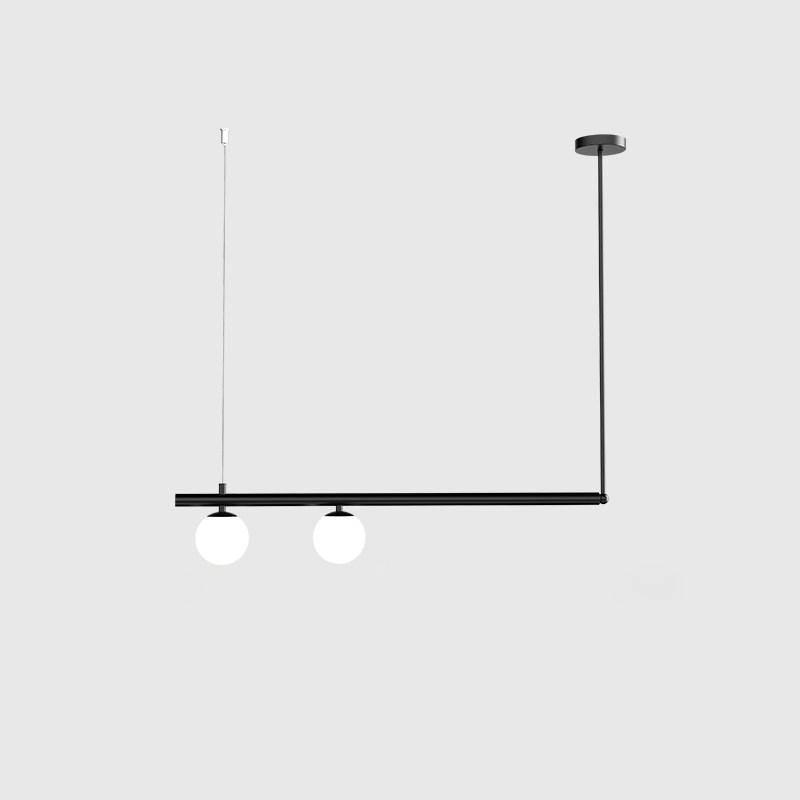 Solara Pendelleuchte Messing Linear Satellite Minimalistisch-Letslighting