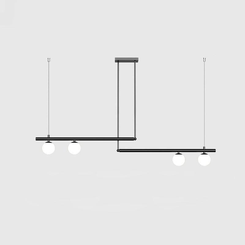 Solara Pendelleuchte Messing Linear Satellite Minimalistisch-Letslighting