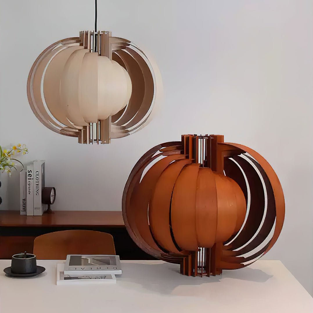Ivraeus Premium Eleganz Ring Holz Pendelleuchte-Letslighting
