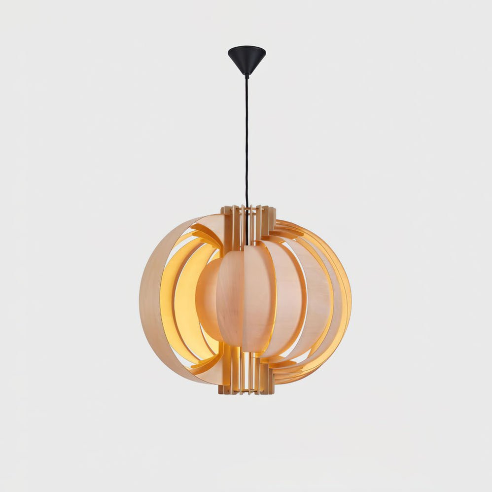 Ivraeus Premium Eleganz Ring Holz Pendelleuchte-Letslighting