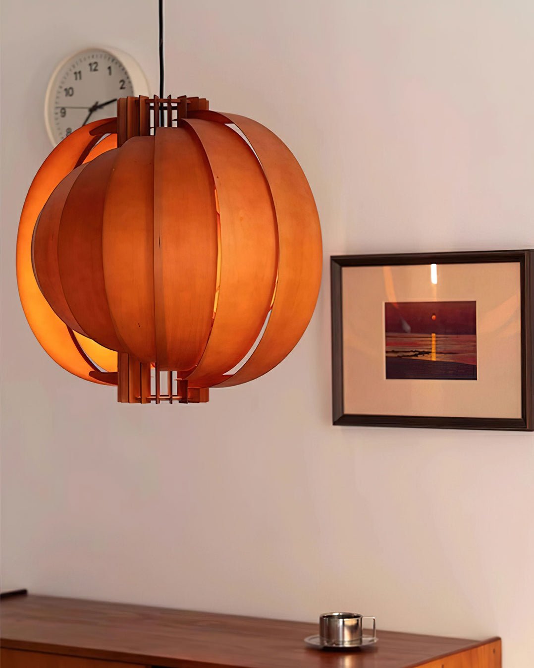 Ivraeus Premium Eleganz Ring Holz Pendelleuchte-Letslighting