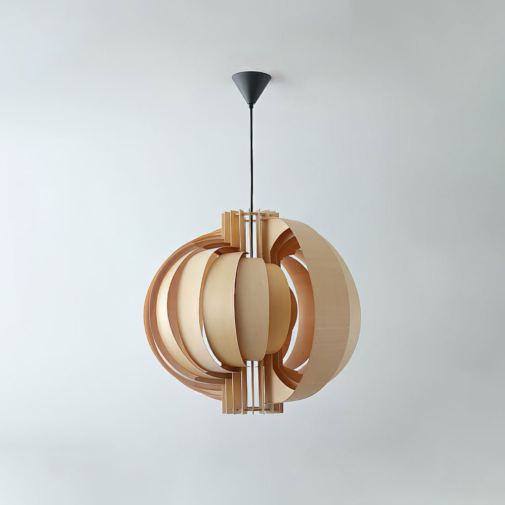 Ivraeus Premium Eleganz Ring Holz Pendelleuchte-Letslighting