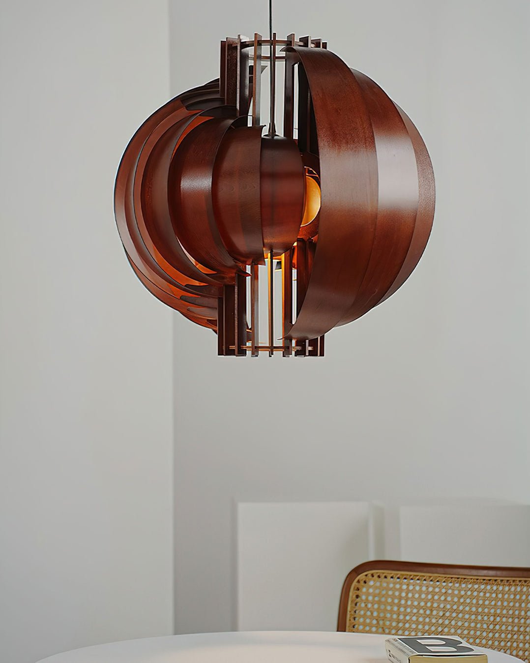 Ivraeus Premium Eleganz Ring Holz Pendelleuchte-Letslighting