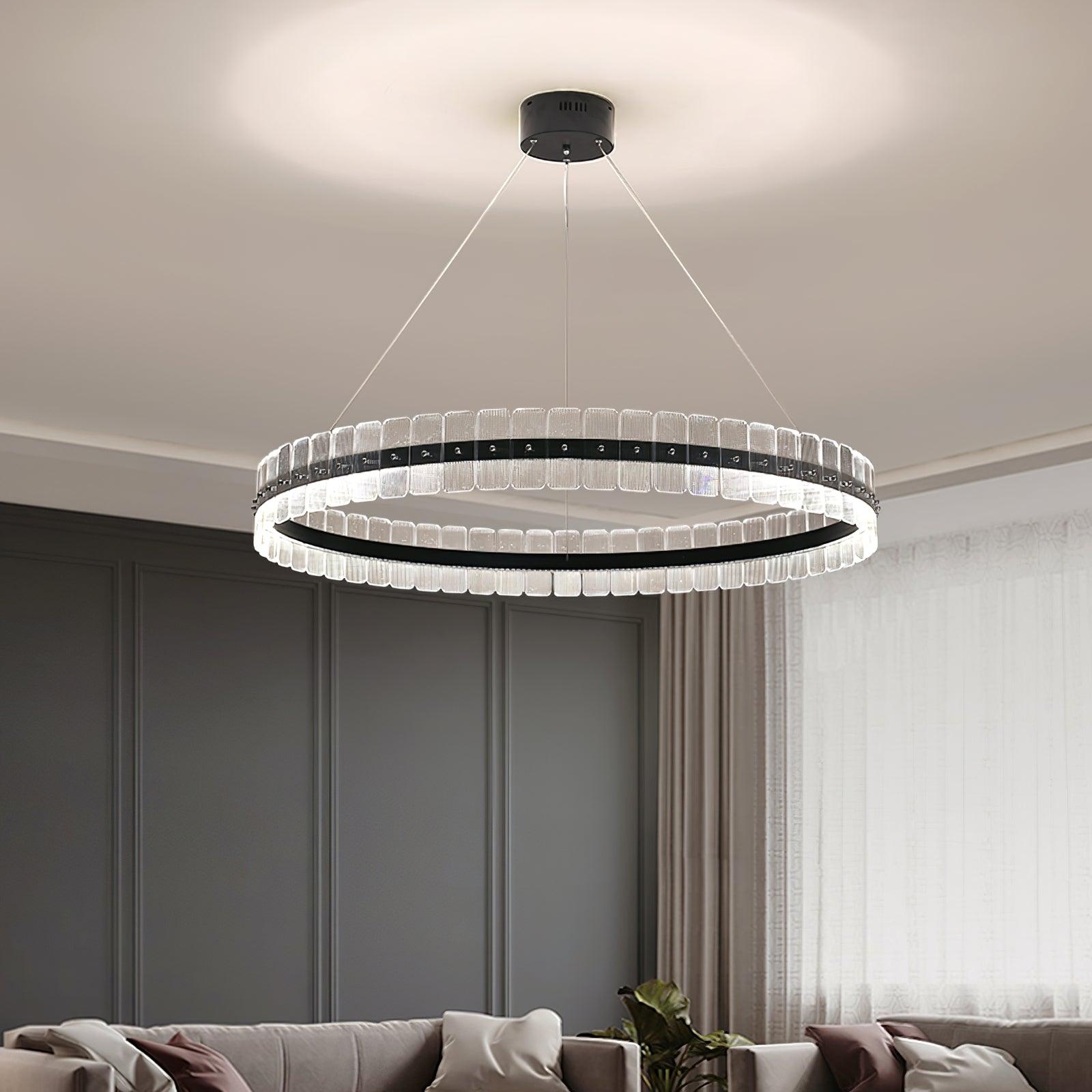 Lustra Kronleuchter Saturno LED mit Blöcken-Letslighting