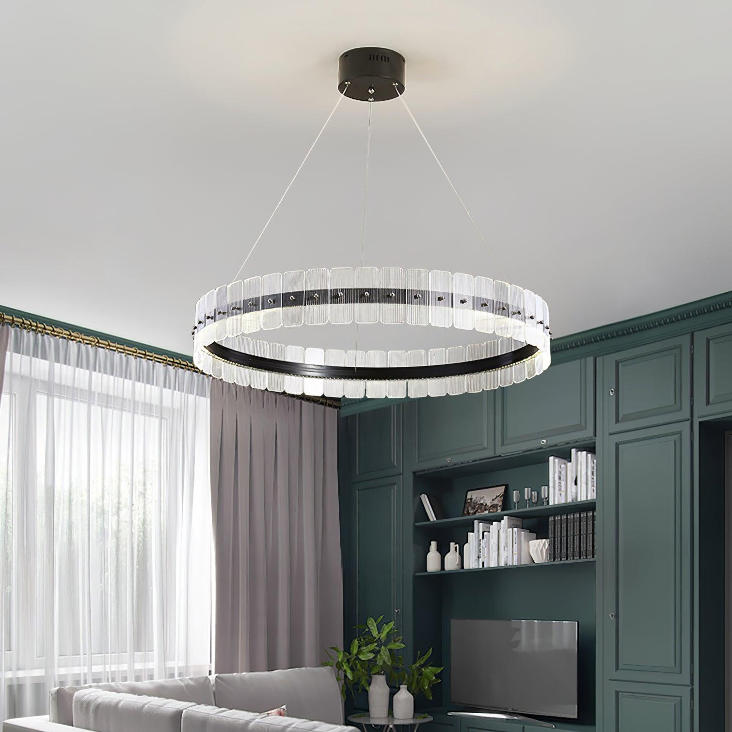 Lustra Kronleuchter Saturno LED mit Blöcken-Letslighting