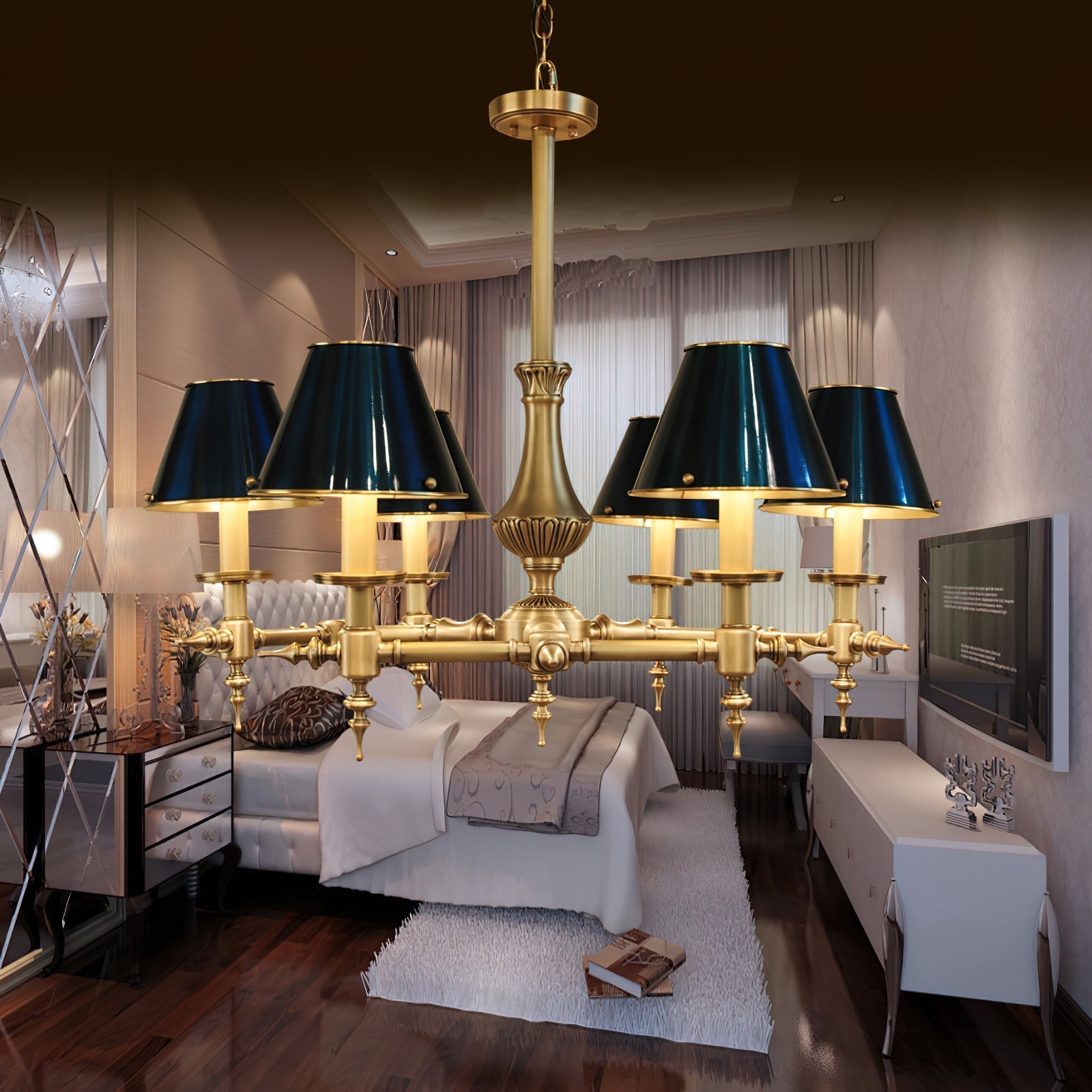 Comarion Vintage Traditioneller Kronleuchter-Letslighting