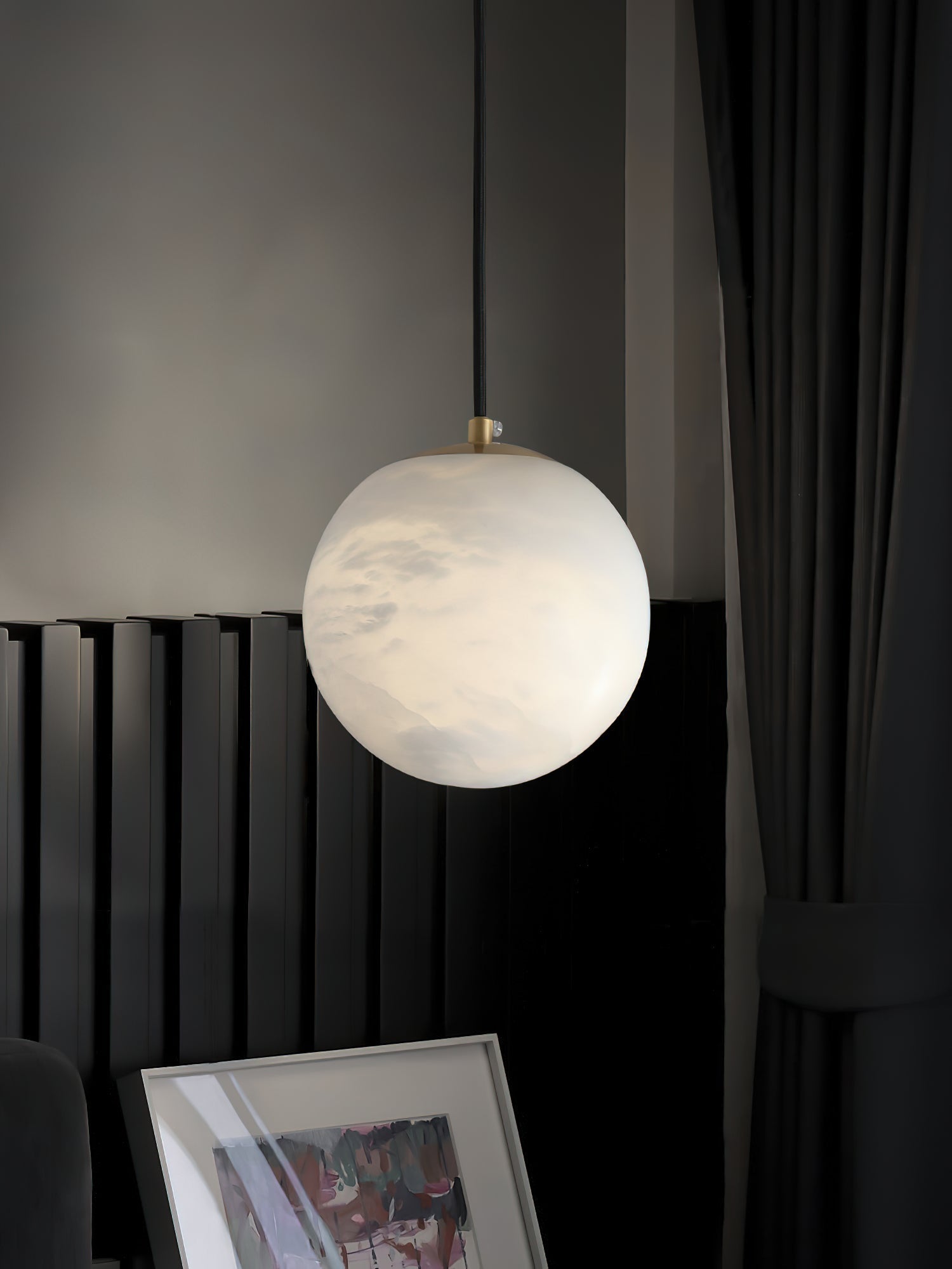 Uphaara Modern Minimalist Alabaster Pendant Light - Letslighting