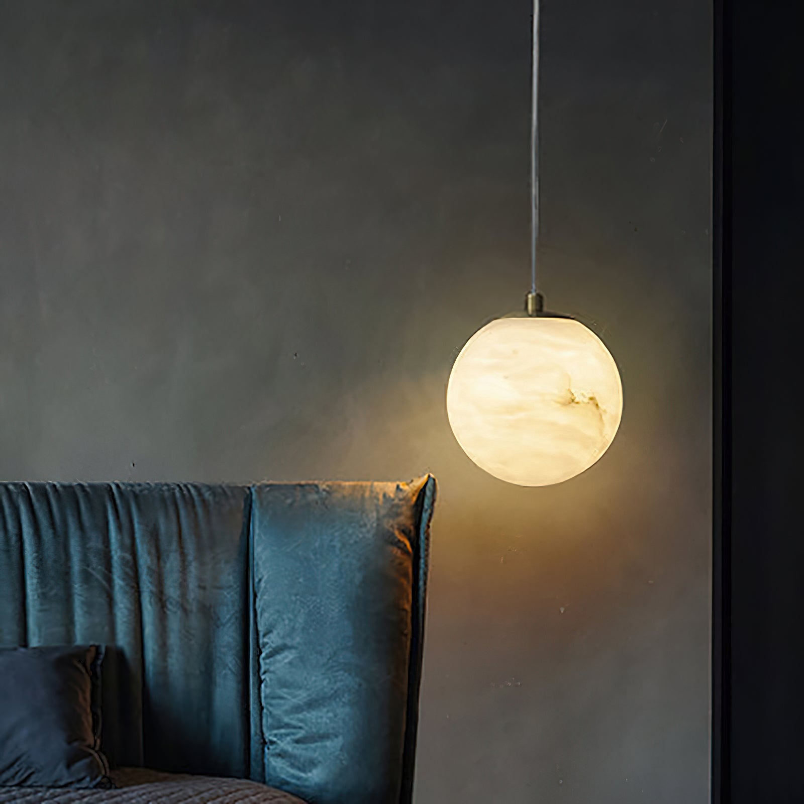 Uphaara Modern Minimalist Alabaster Pendant Light - Letslighting