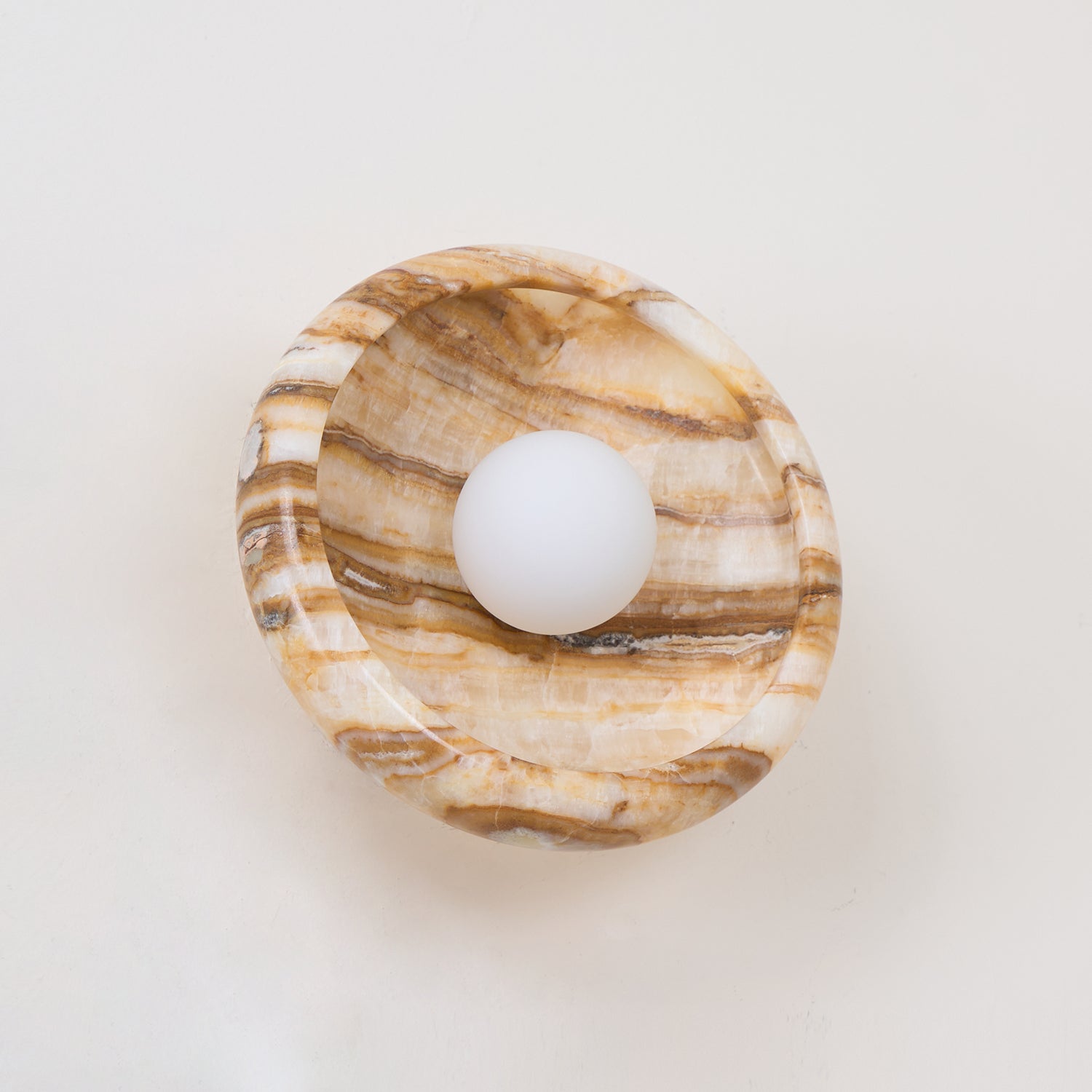 Onvix Wandleuchte aus Natur-Onyx-Letslighting