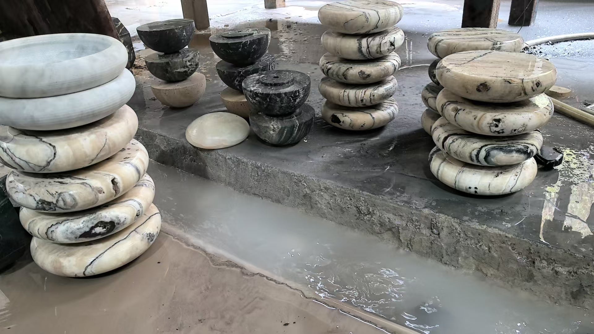 Piedra Modern Minimalist Marble Glass Wall Lamp - Letslighting