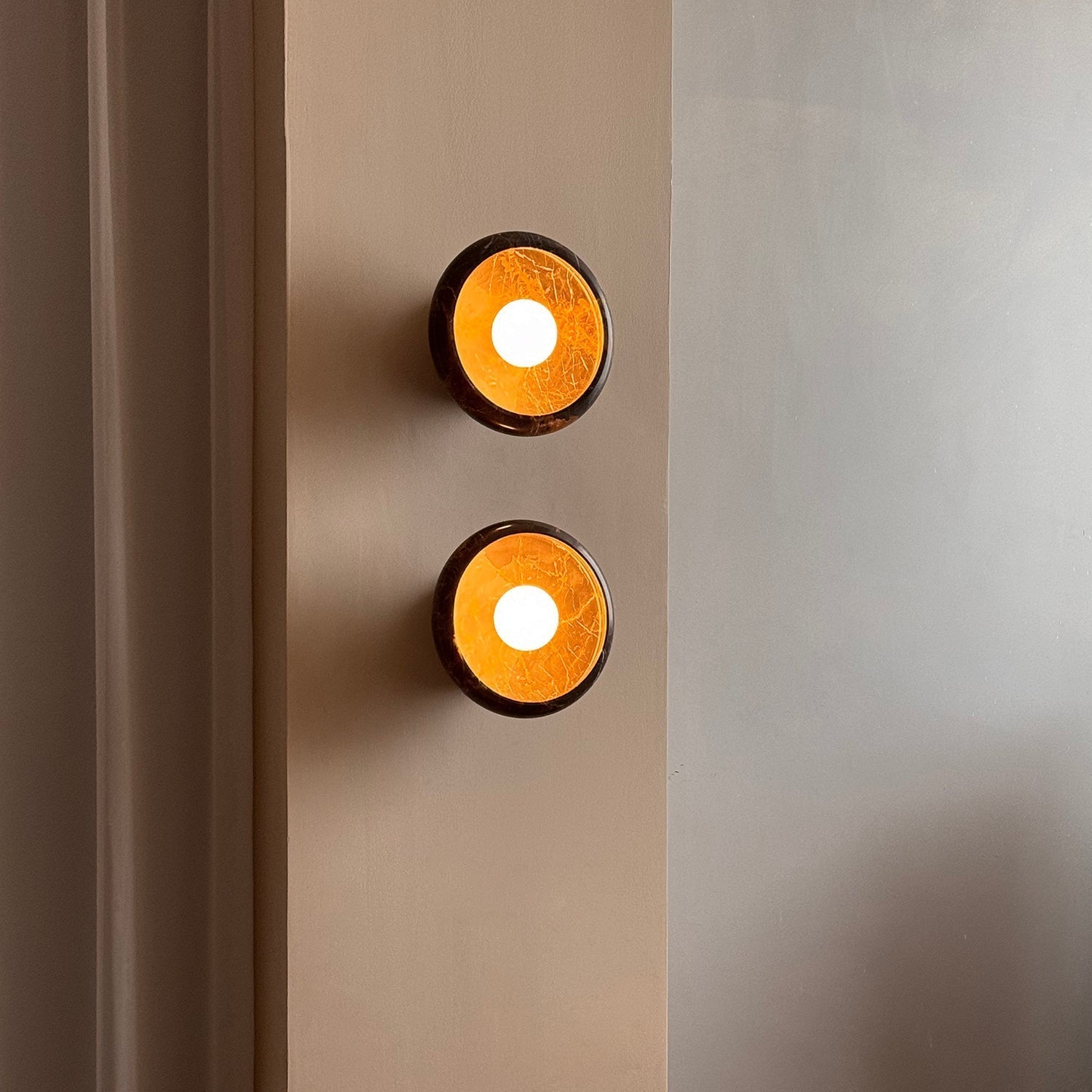 Onvix Wandleuchte aus Natur-Onyx-Letslighting