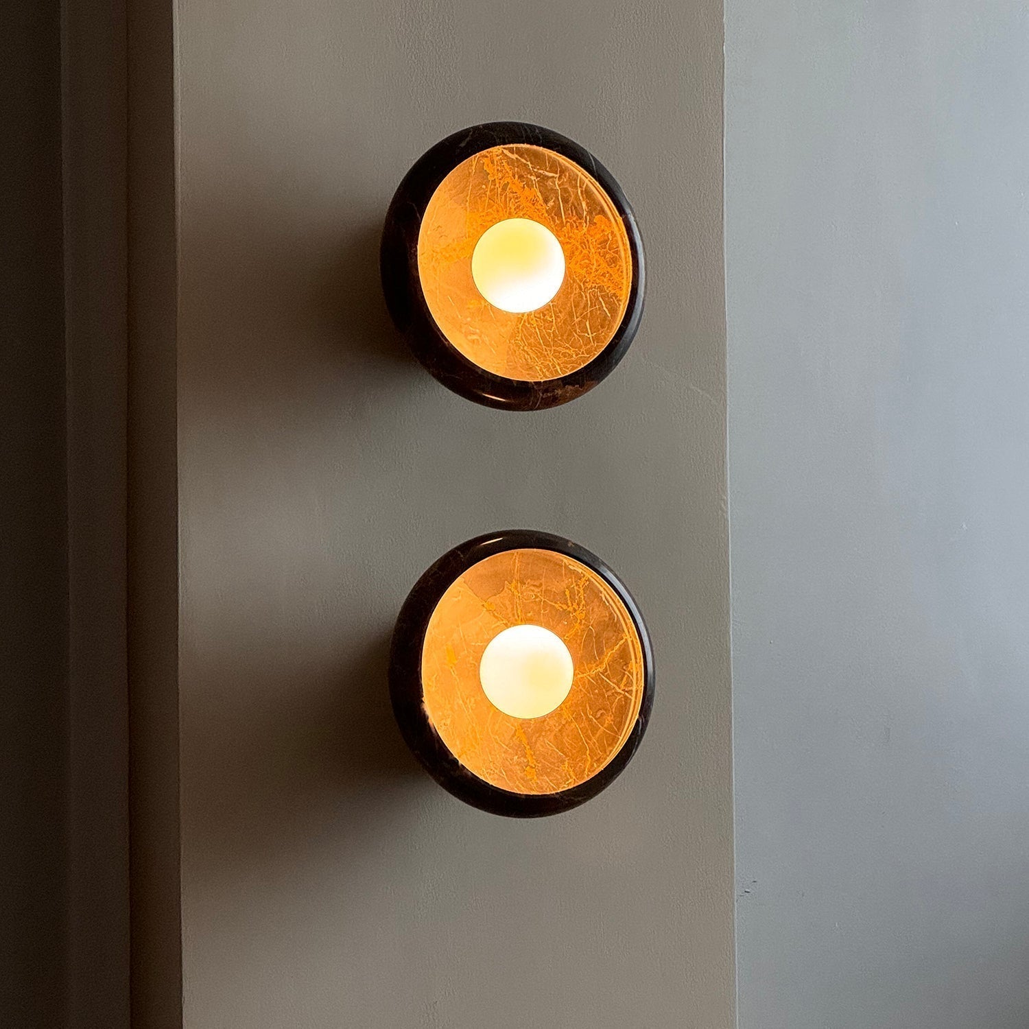 Onvix Wandleuchte aus Natur-Onyx-Letslighting
