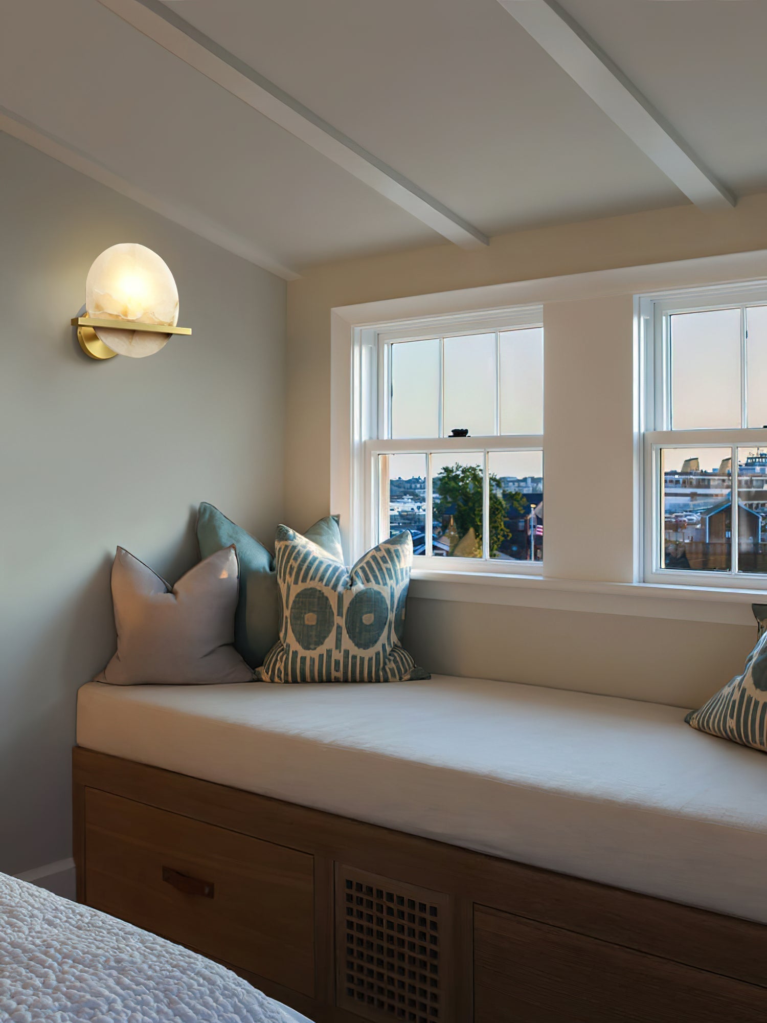 Vatalisra Modern Minimalist Alabaster Wall Lamp - Letslighting