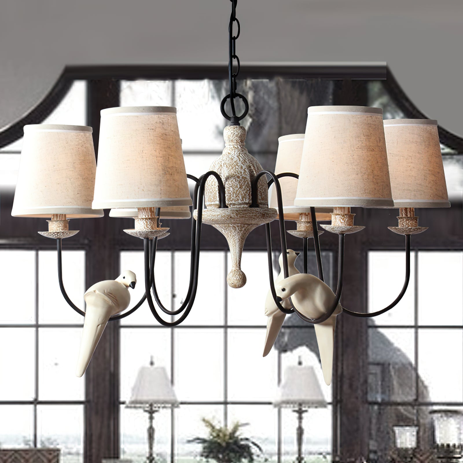 Avcarora Postmoderner Luxus-Stoff-Kronleuchter-Letslighting