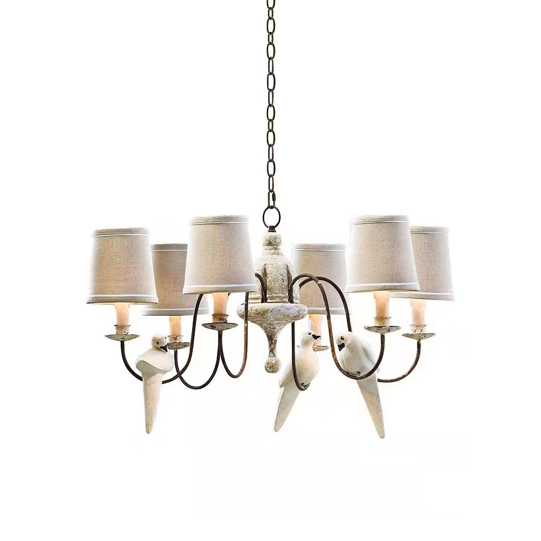 Avcarora Postmoderner Luxus-Stoff-Kronleuchter-Letslighting