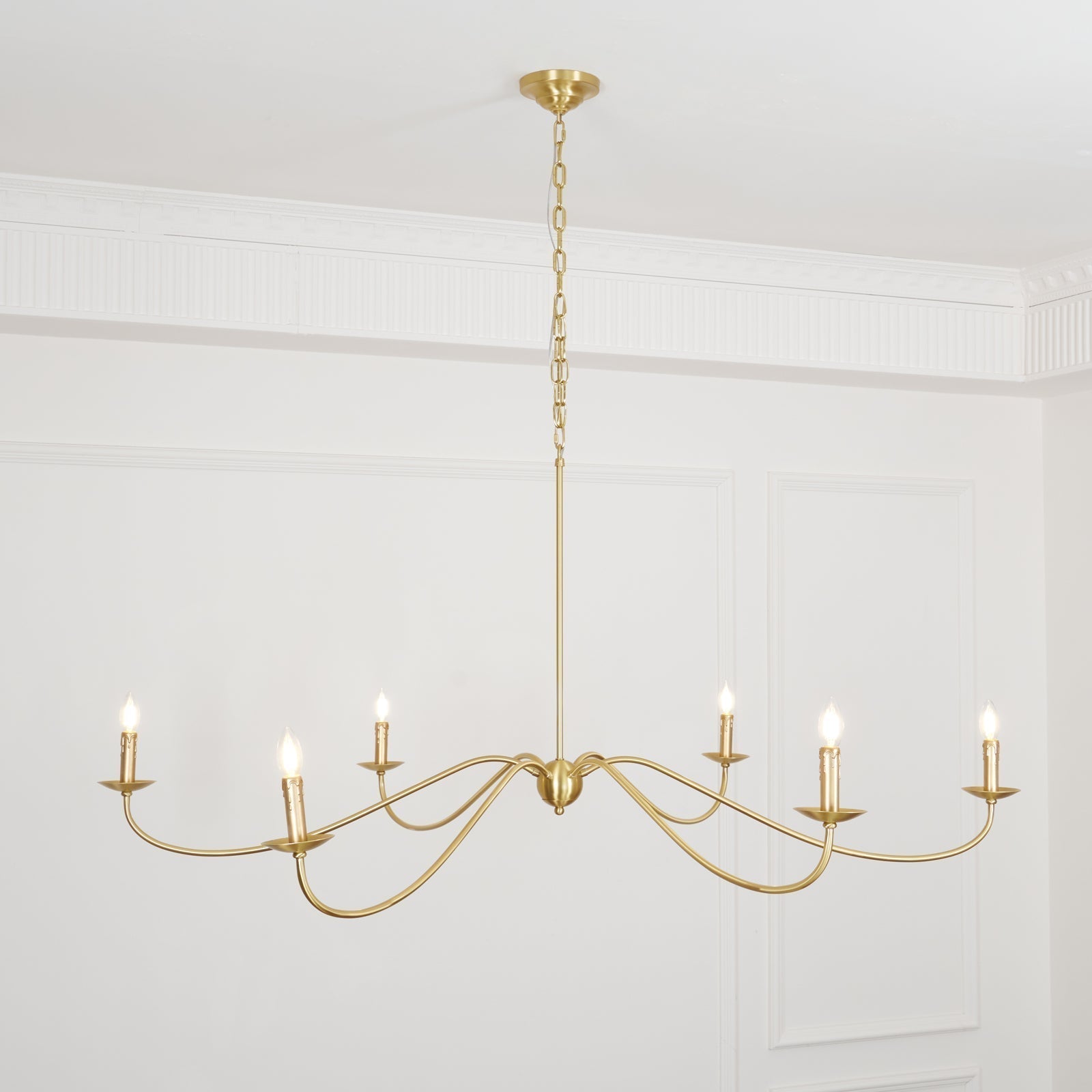 Varese Kronleuchter 6-Licht Kerzen-Letslighting