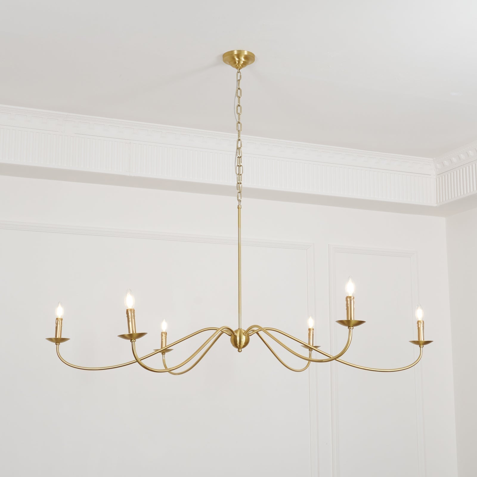Varese Kronleuchter 6-Licht Kerzen-Letslighting