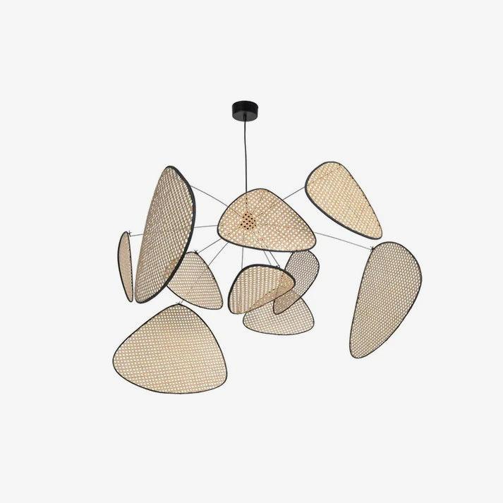 Lustra Kronleuchter Schirm Cannage Suspension Retro-Letslighting
