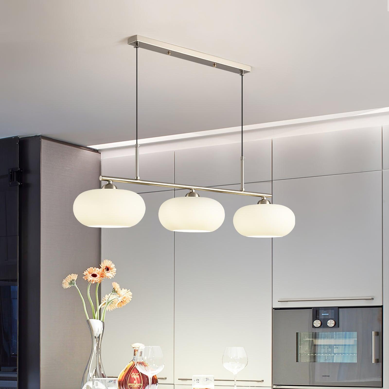 Lustra Pendelleuchte 3-Licht Kugelförmig Linear-Letslighting