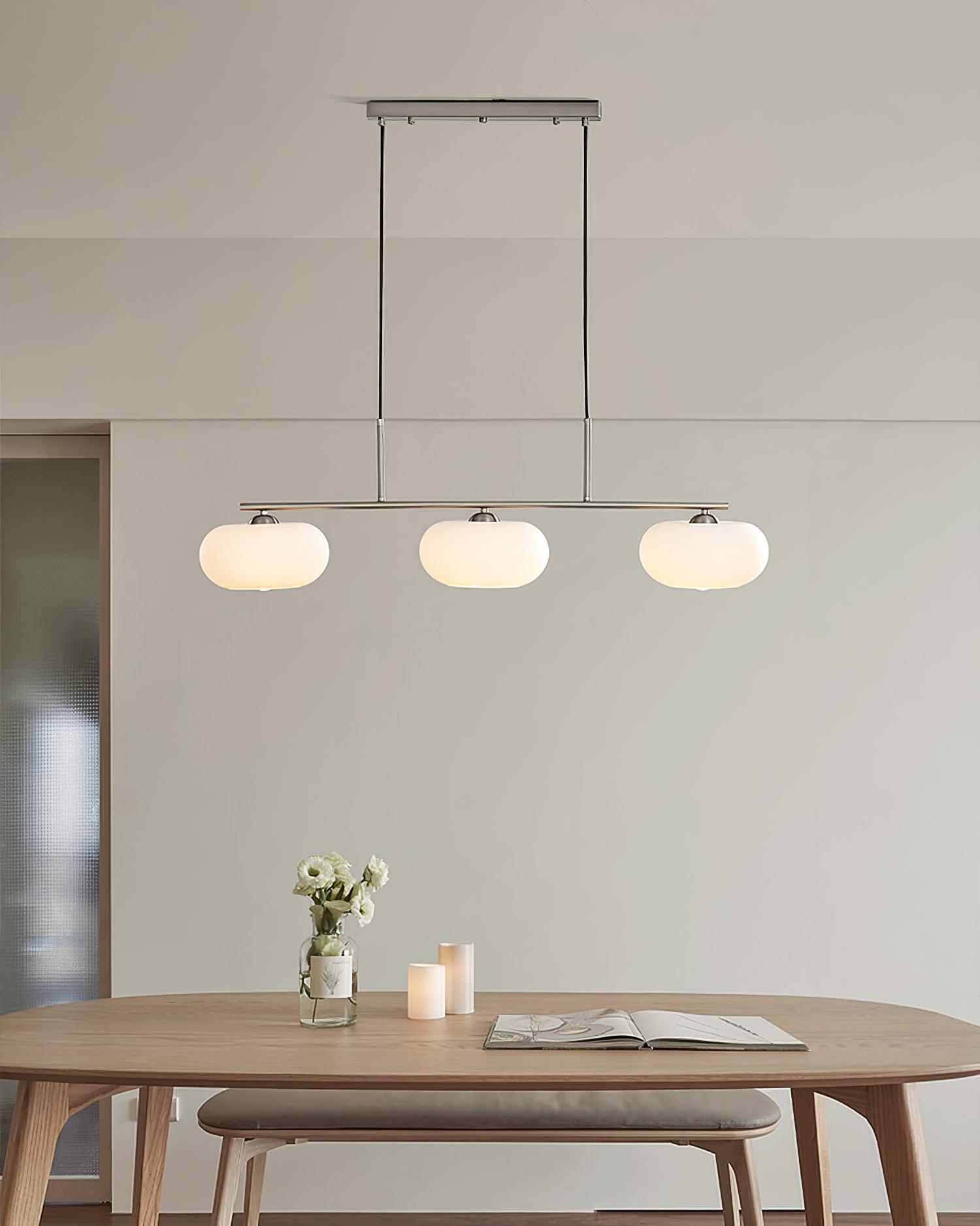 Lustra Pendelleuchte 3-Licht Kugelförmig Linear-Letslighting