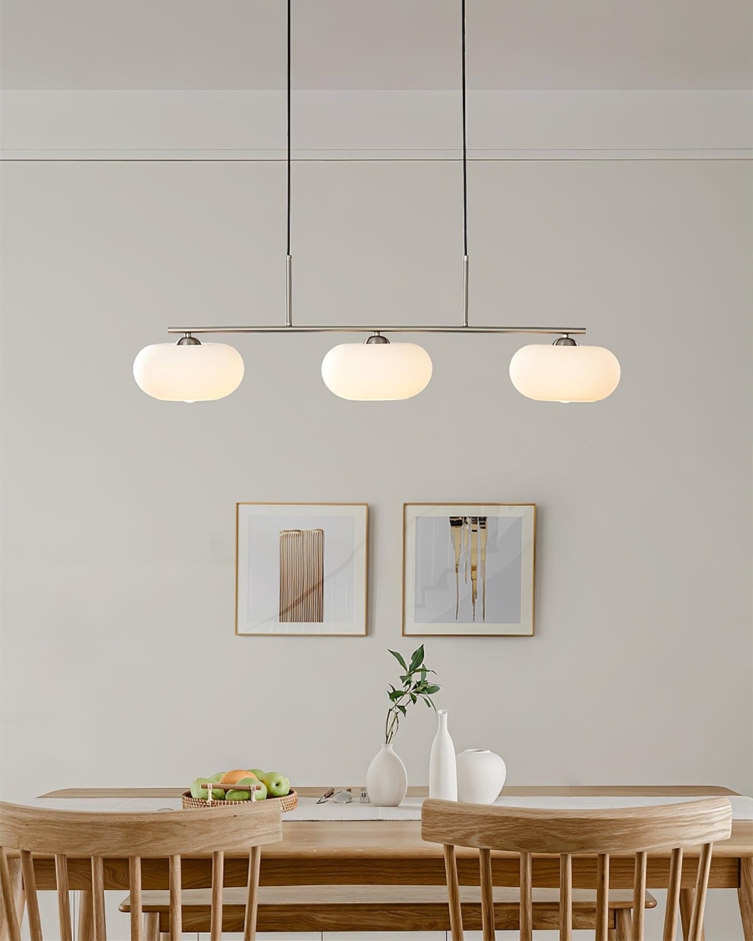 Lustra Pendelleuchte 3-Licht Kugelförmig Linear-Letslighting