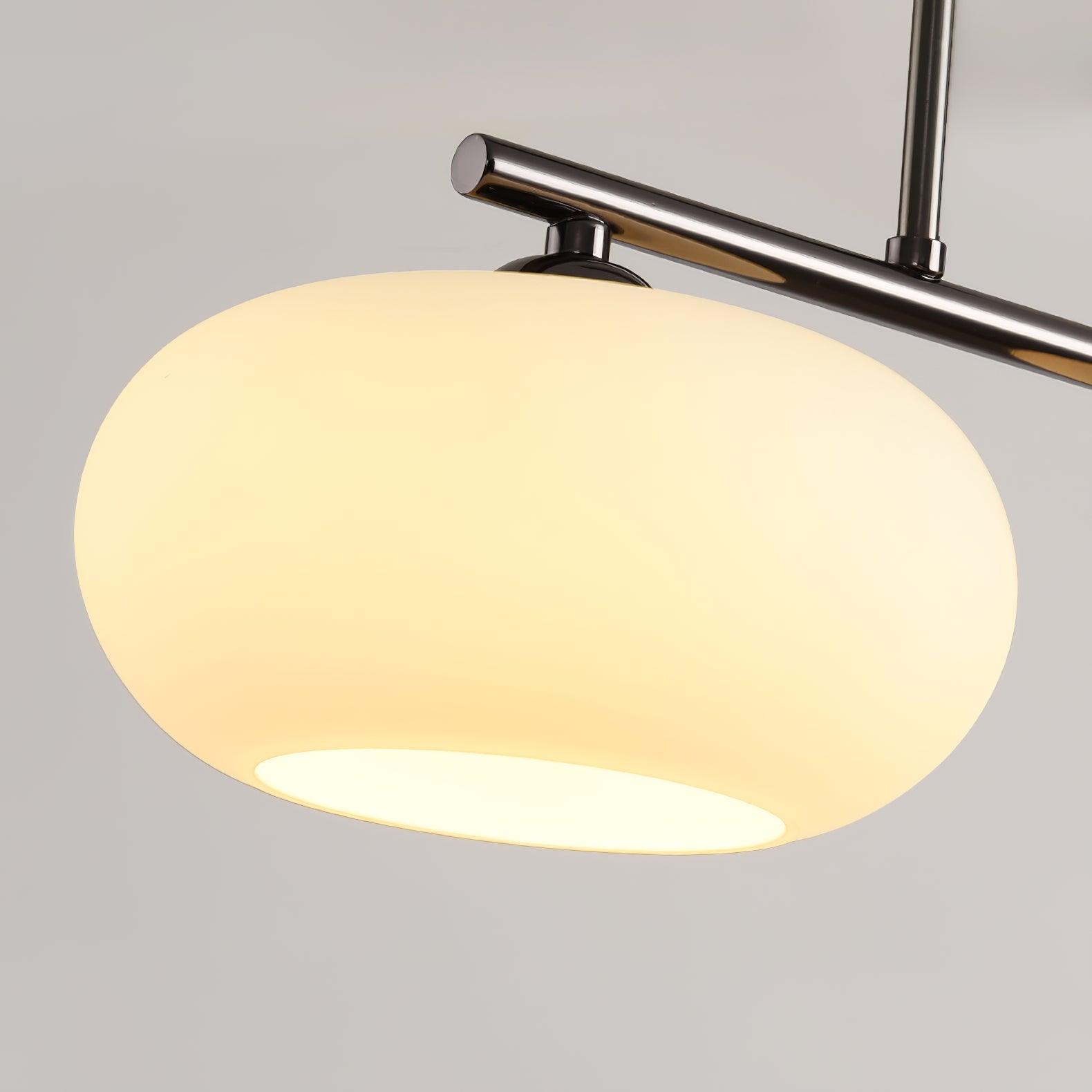Candy Cremefarbene Cluster-Pendelleuchte 3-Flammig