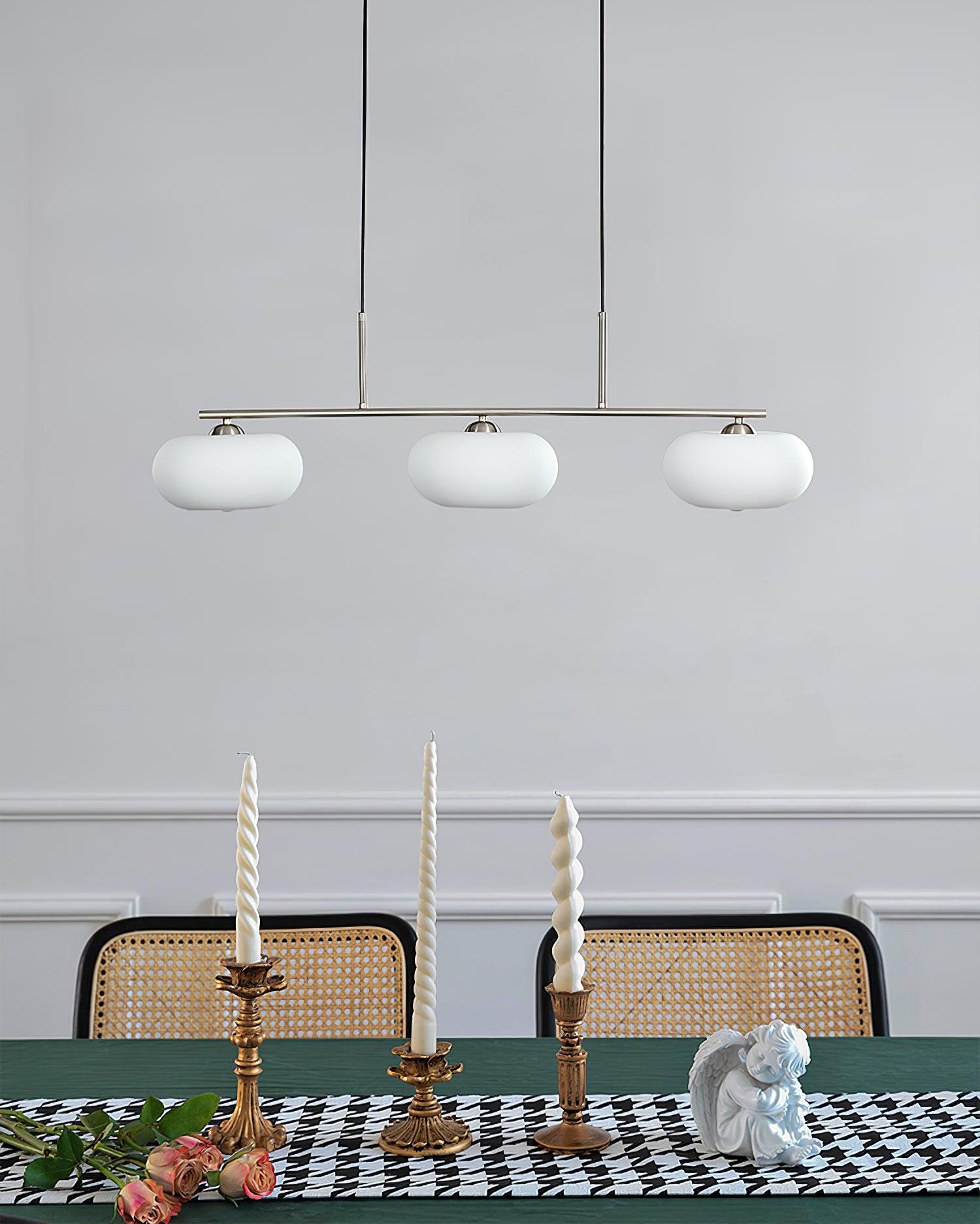 Lustra Pendelleuchte 3-Licht Kugelförmig Linear-Letslighting