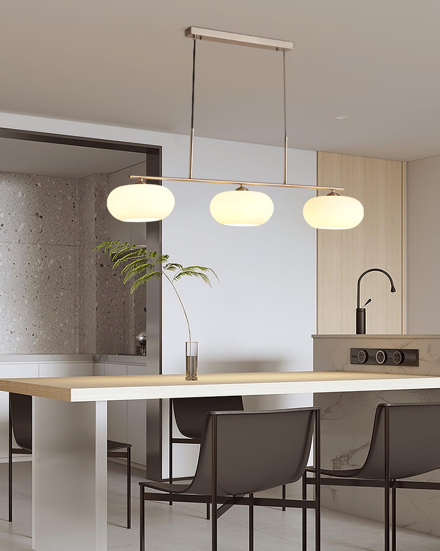 Lustra Pendelleuchte 3-Licht Kugelförmig Linear-Letslighting