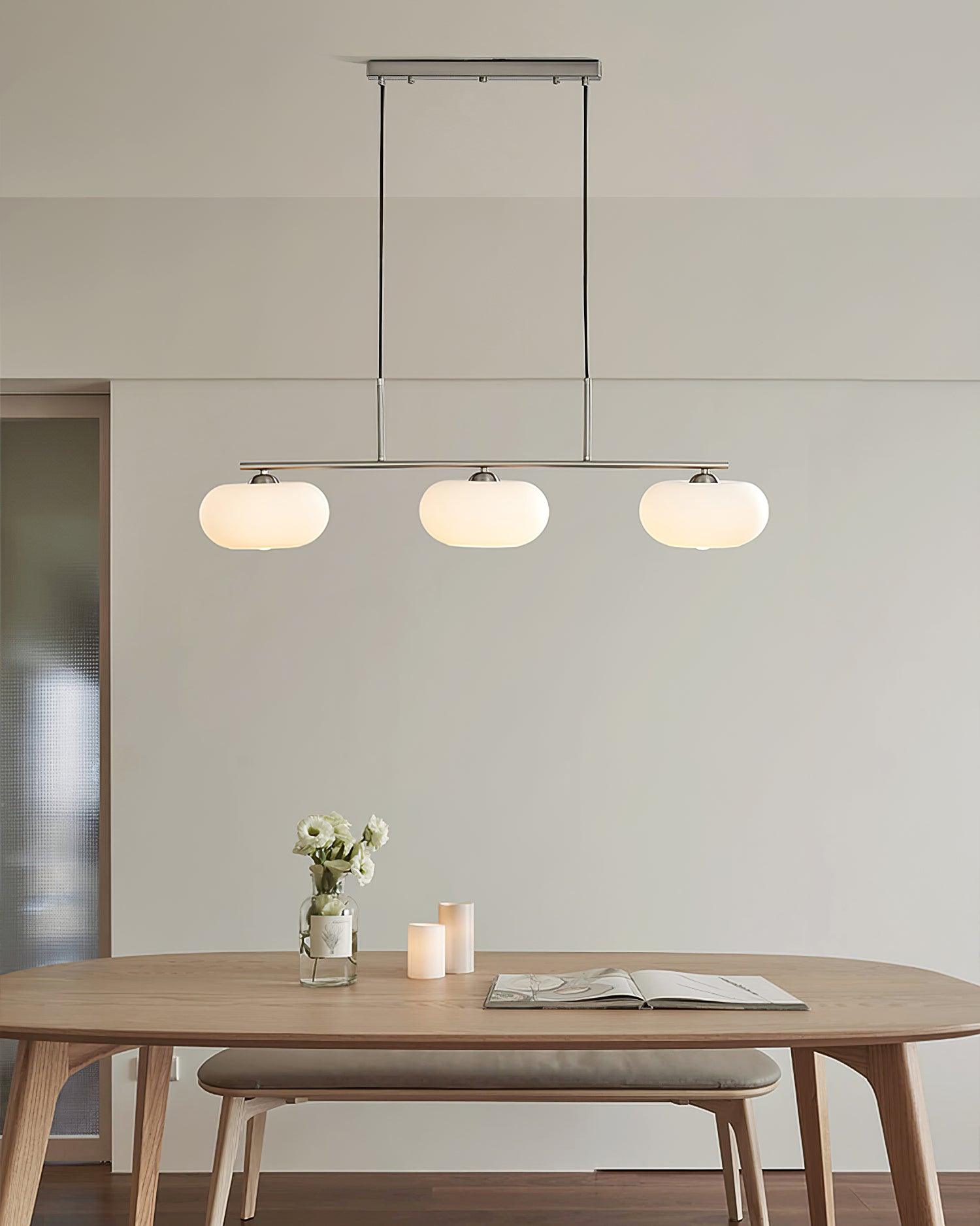 Lustra Pendelleuchte 3-Licht Kugelförmig Linear-Letslighting