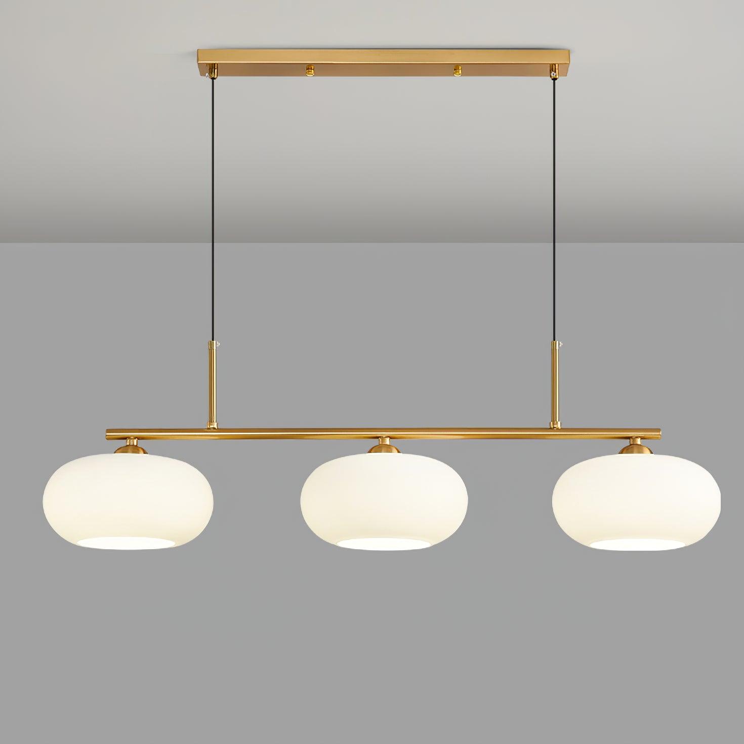 Lustra Pendelleuchte 3-Licht Kugelförmig Linear-Letslighting