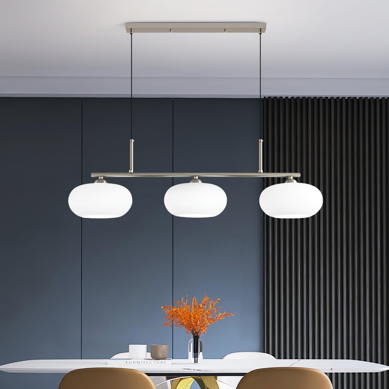 Lustra Pendelleuchte 3-Licht Kugelförmig Linear-Letslighting