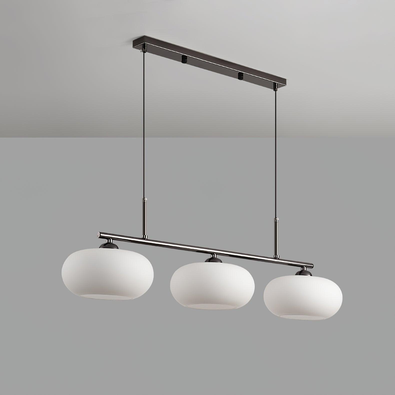 Candy Cremefarbene Cluster-Pendelleuchte 3-Flammig