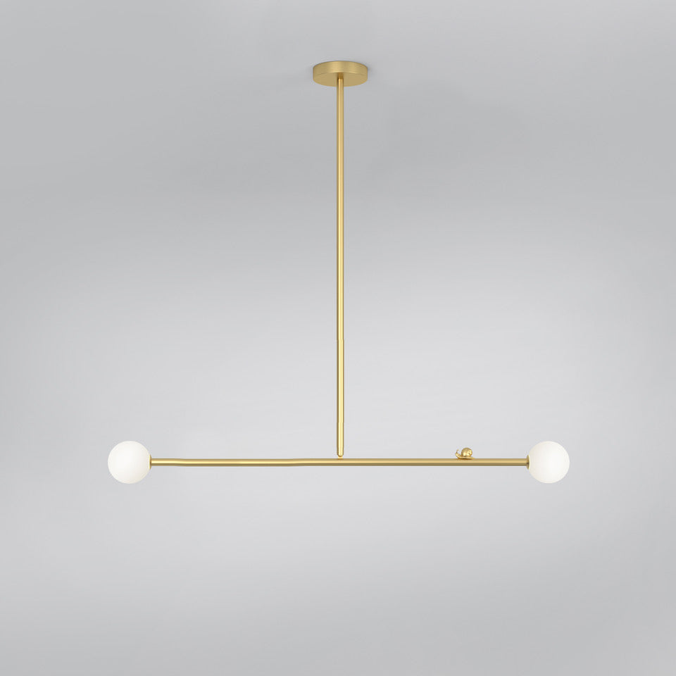 Zaveniel Messing Glas Pendelleuchte-Letslighting