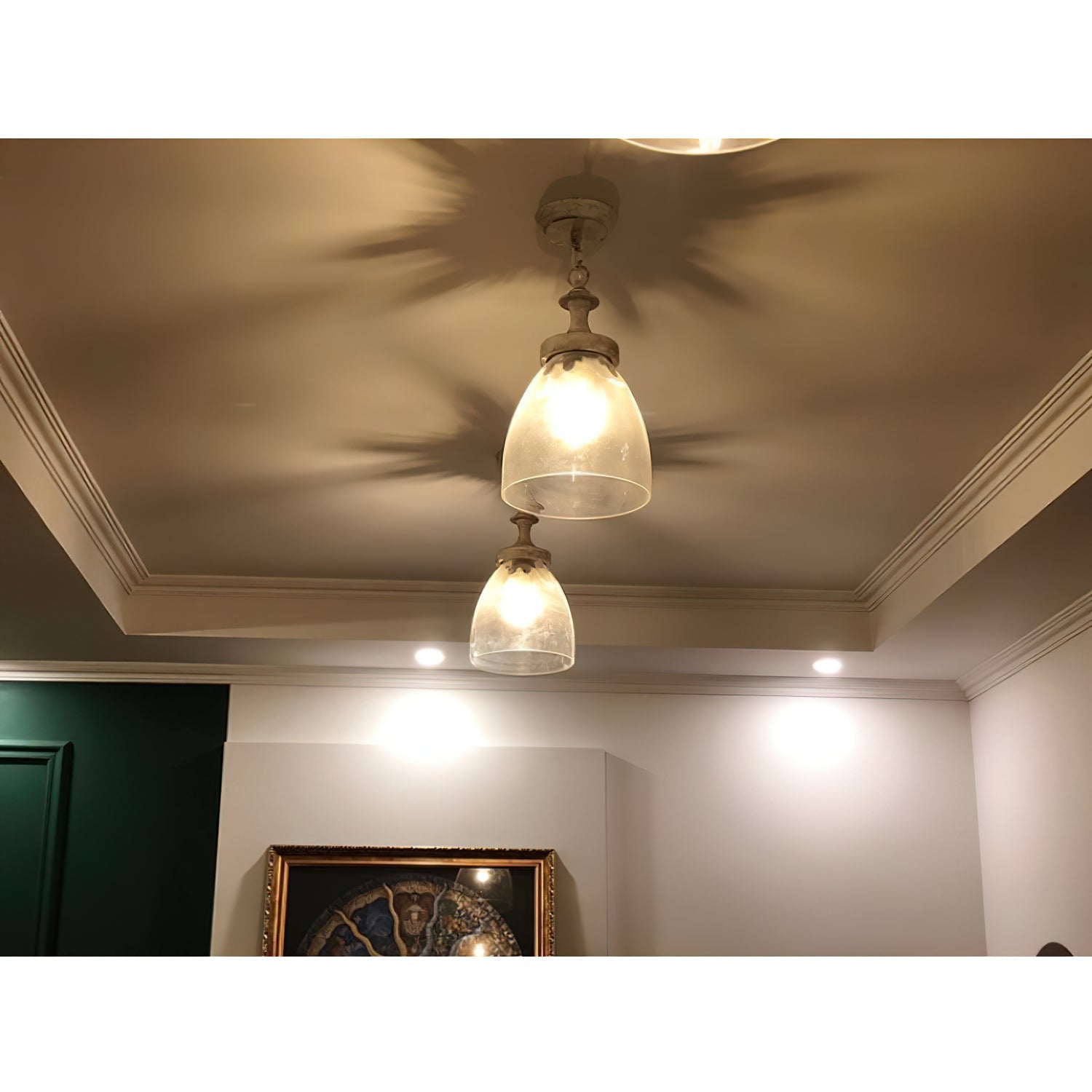 Nyrinaris Vintage Glas Pendelleuchte-Letslighting