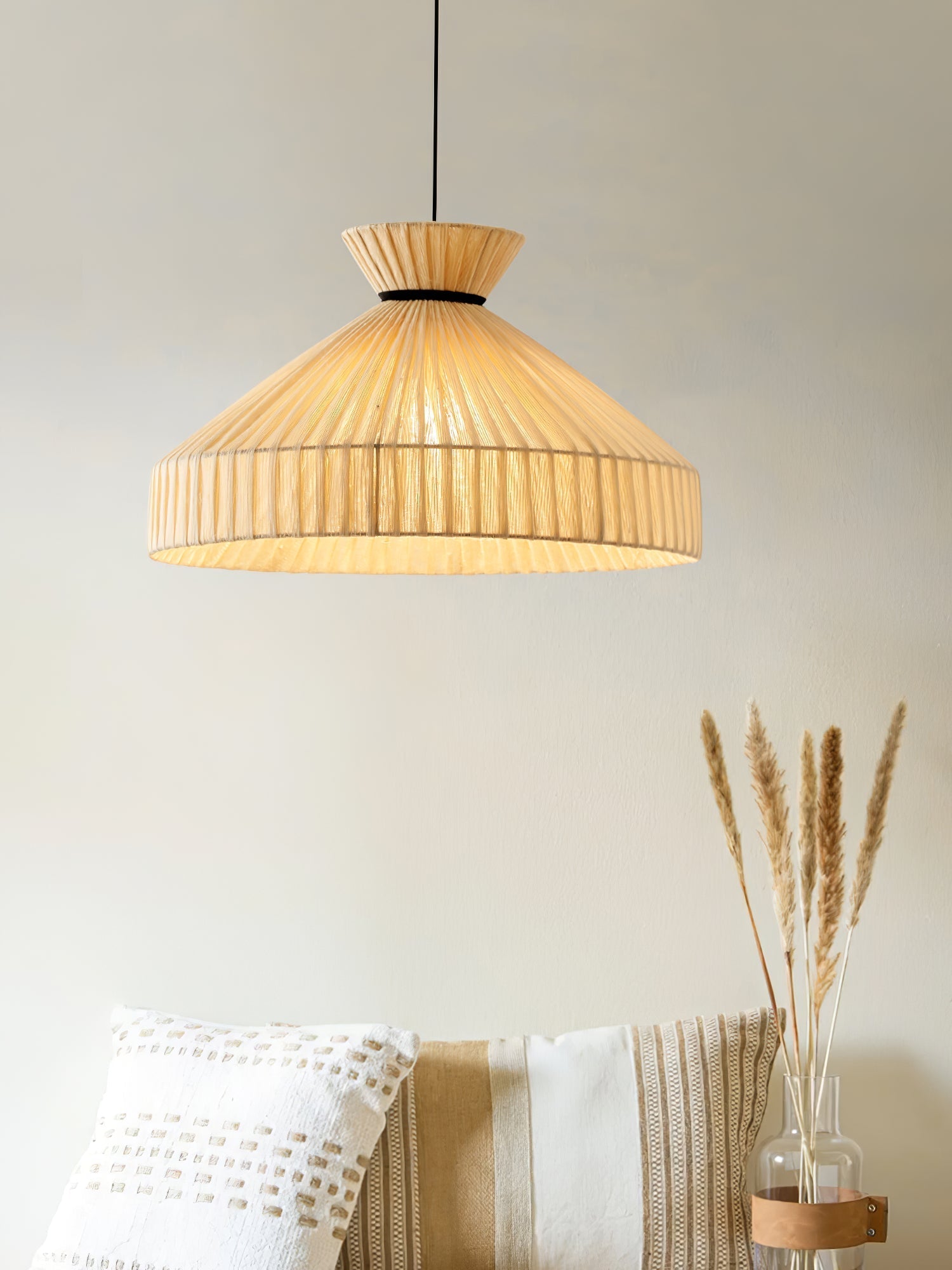 Cusoren Eleganz Gezeiten Stoff Pendelleuchte-Letslighting