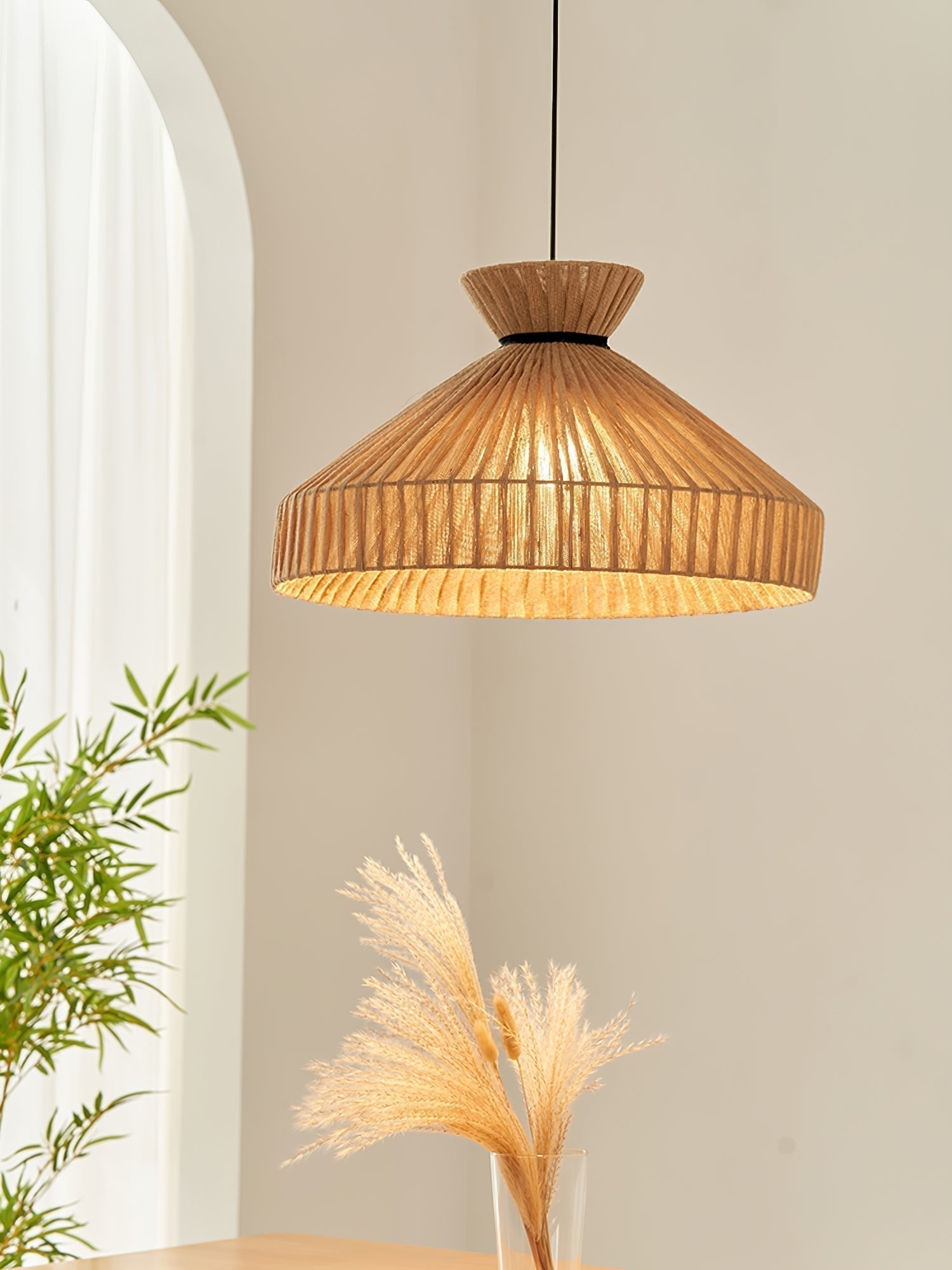 Cusoren Eleganz Gezeiten Stoff Pendelleuchte-Letslighting