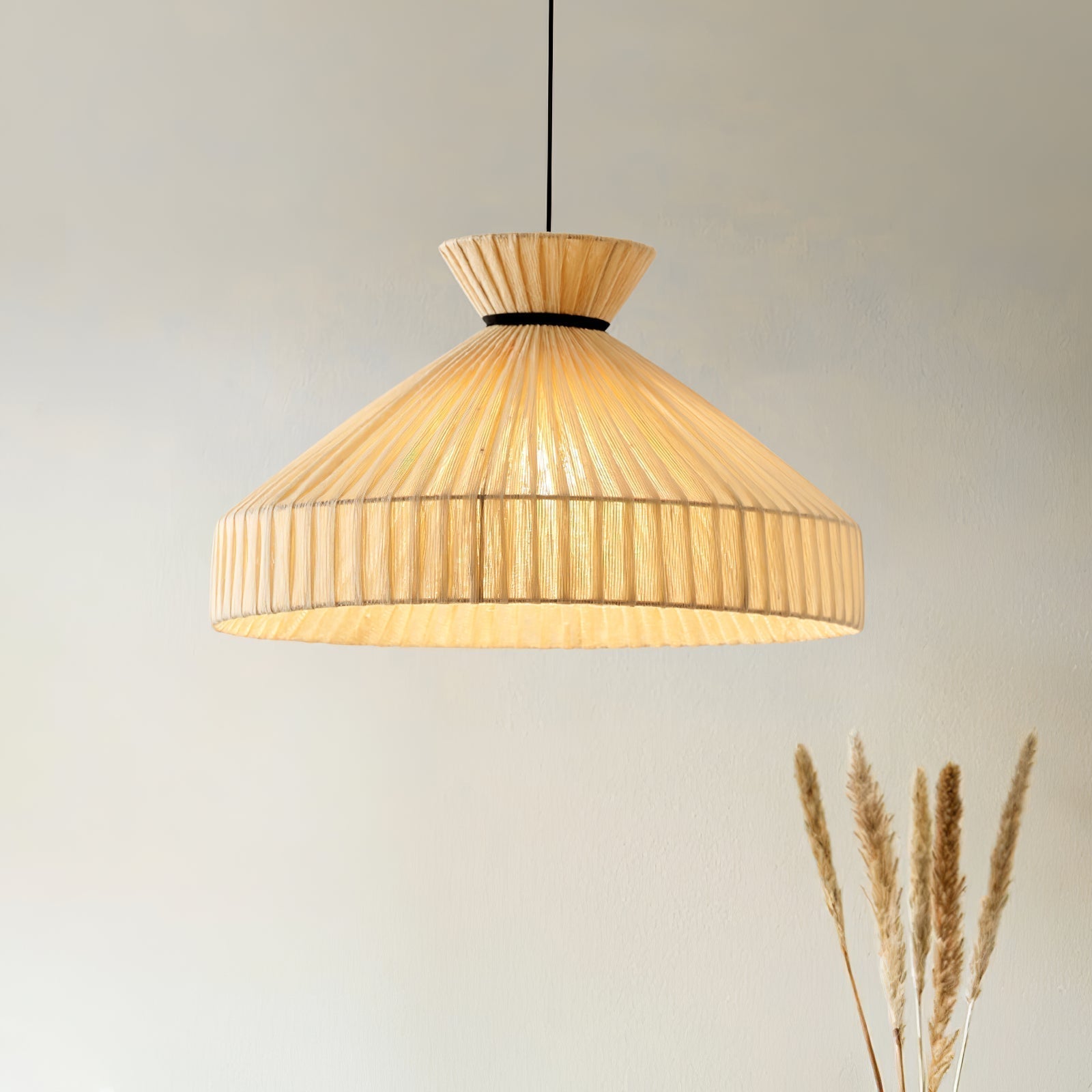 Cusoren Eleganz Gezeiten Stoff Pendelleuchte-Letslighting
