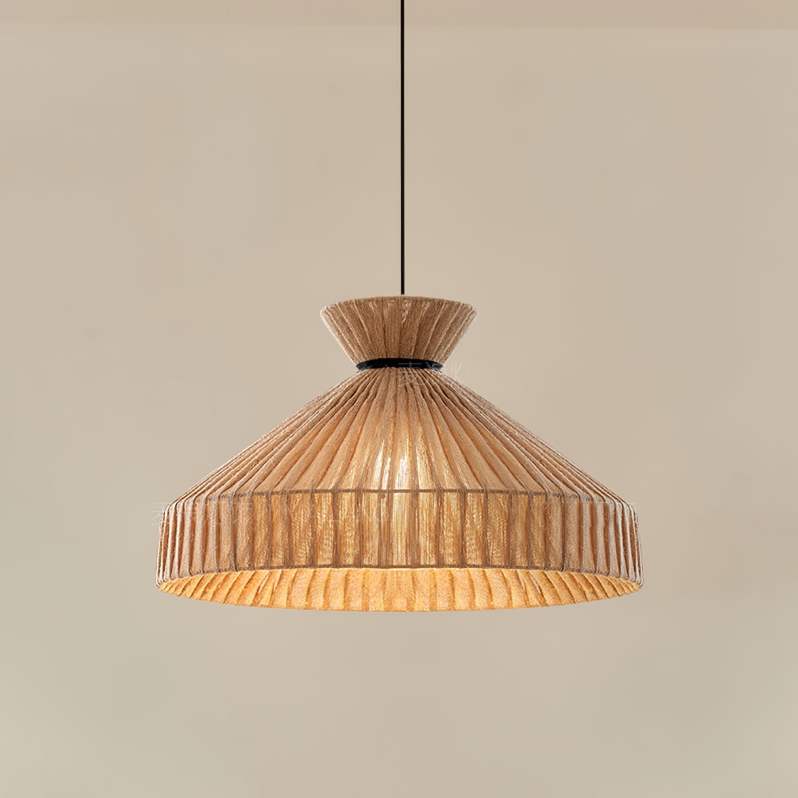 Cusoren Eleganz Gezeiten Stoff Pendelleuchte-Letslighting